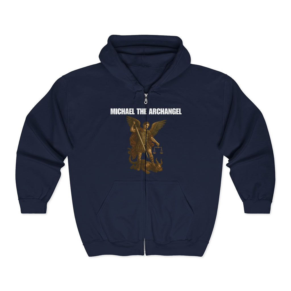 Michael The Arch Angel Full Zip Up Hoodie