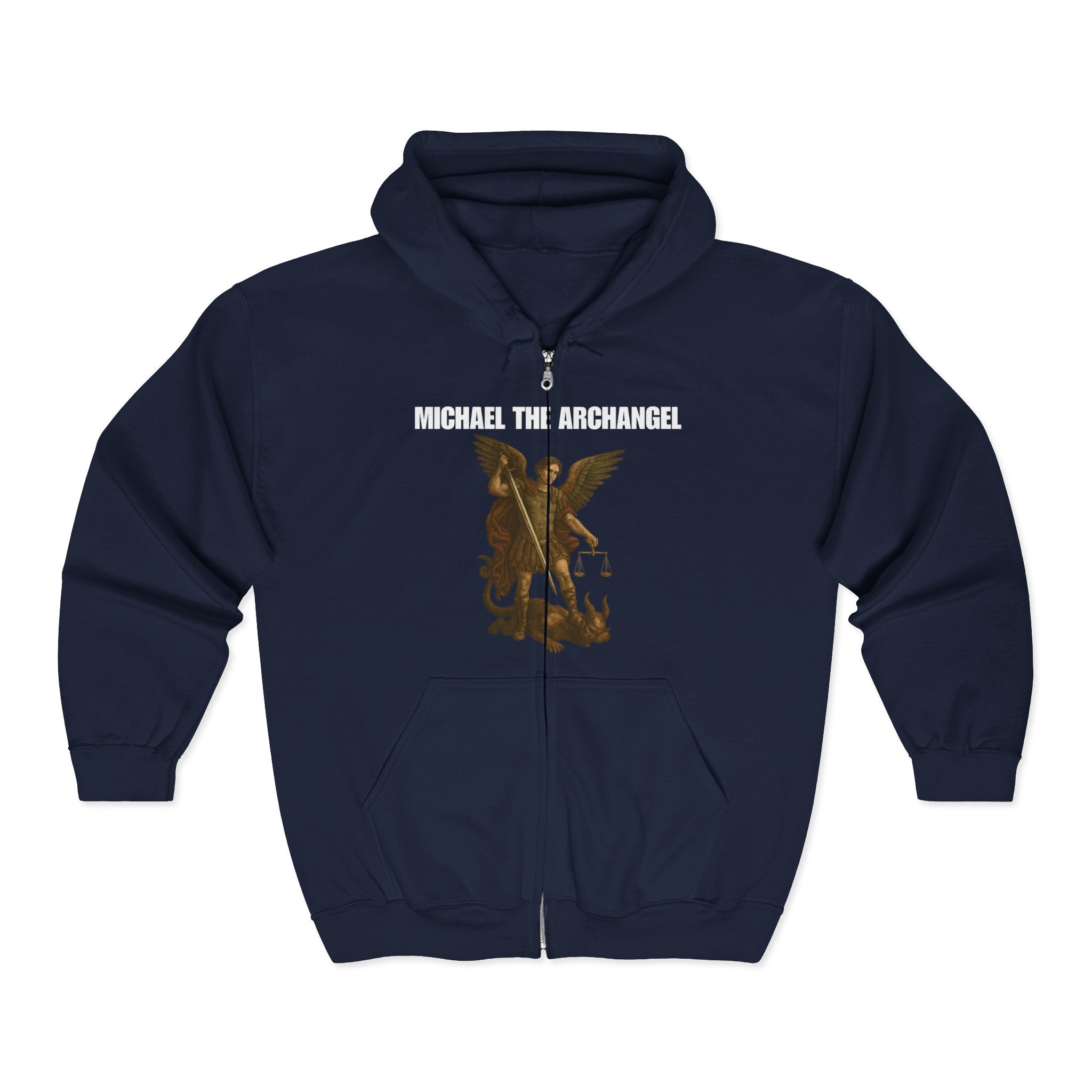 Michael The Arch Angel Full Zip Up Hoodie