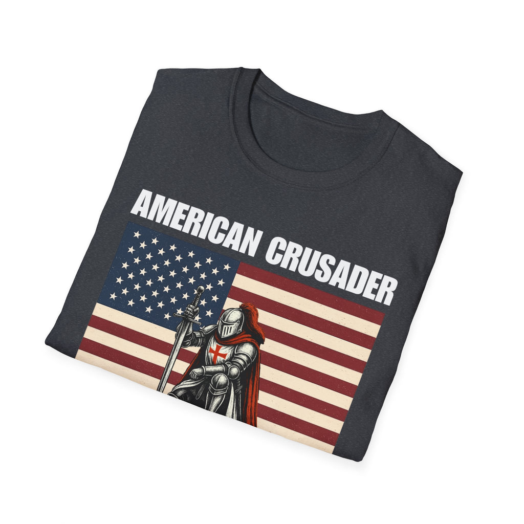 American Crusader Alt Color Design Softstyle Cotton T-Shirt