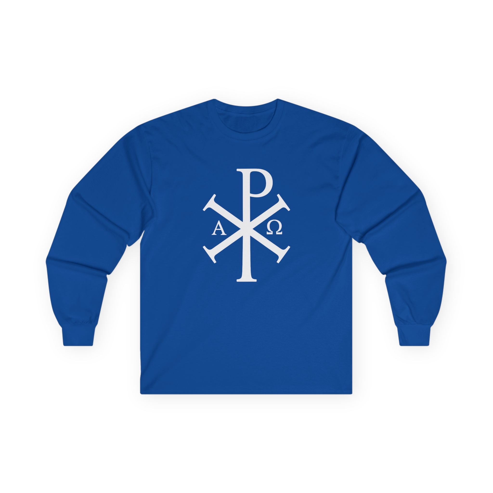 Stylish Long Sleeve T-Shirt with Pi Chi Rho Design