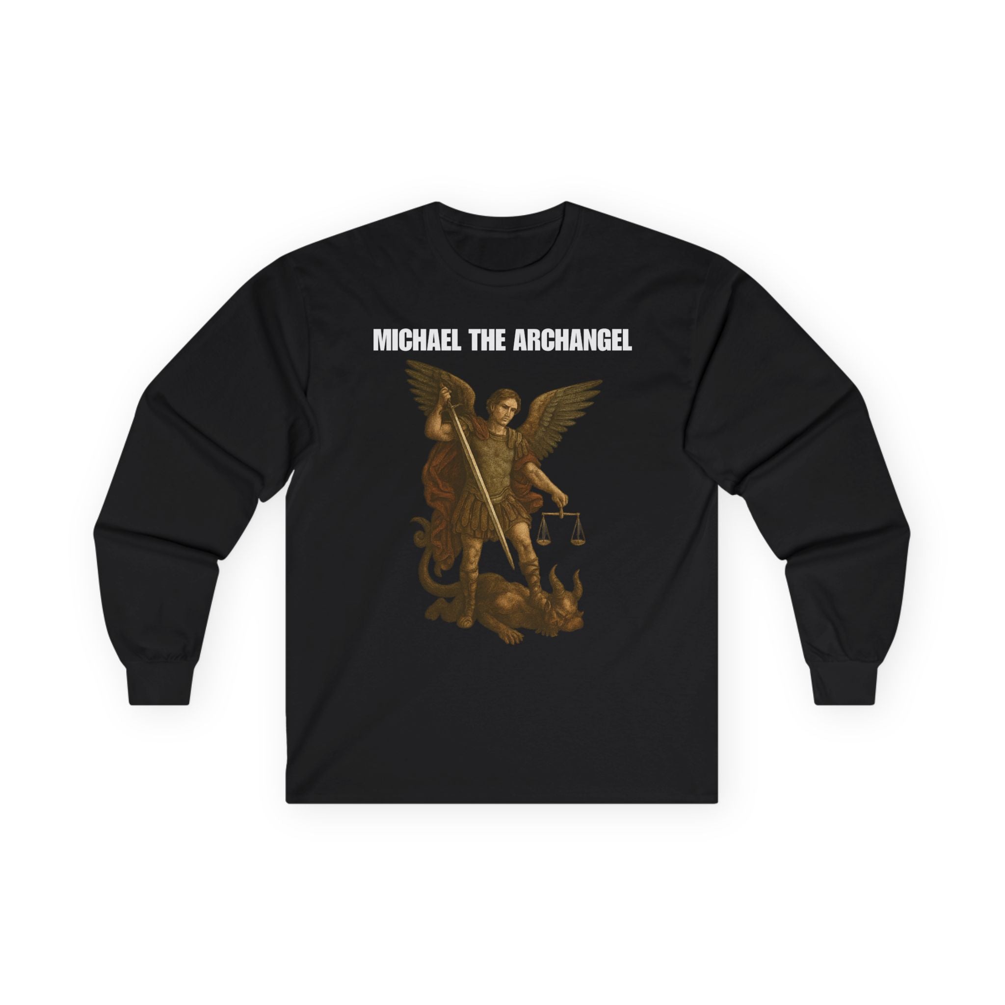 Michael the Archangel Graphic Long Sleeve Tee