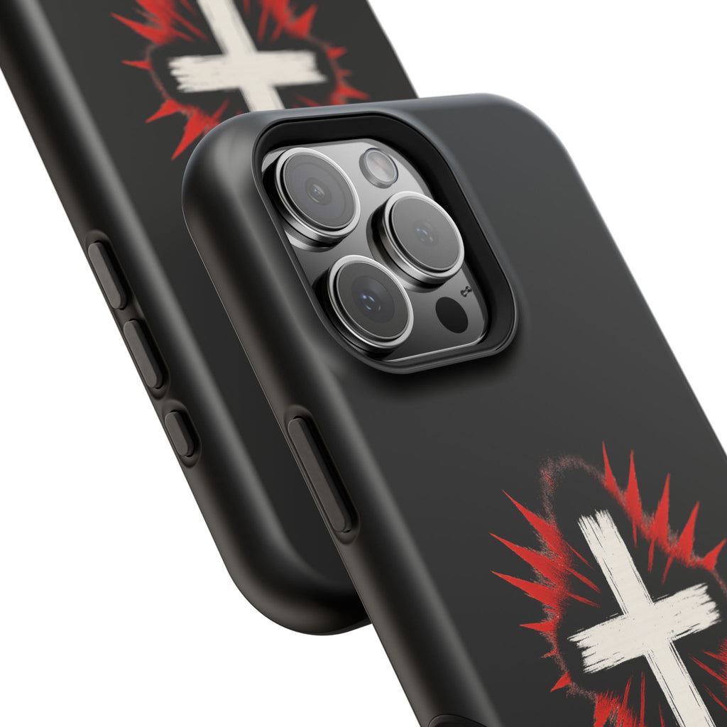 Crucifix Magnetic Impact Resistant Phone Case