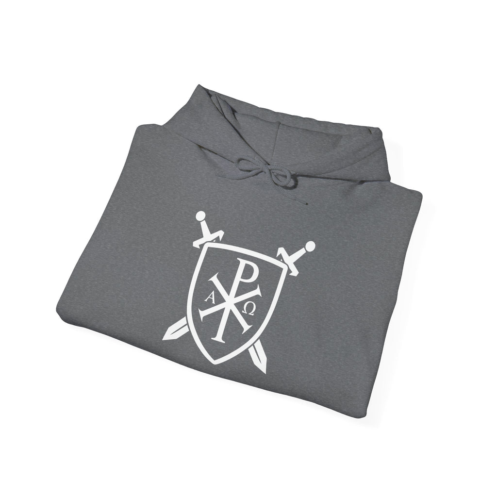 Pi Chi Rho Swords and Shield Crest Pull Over Hoodie Sweatshirt