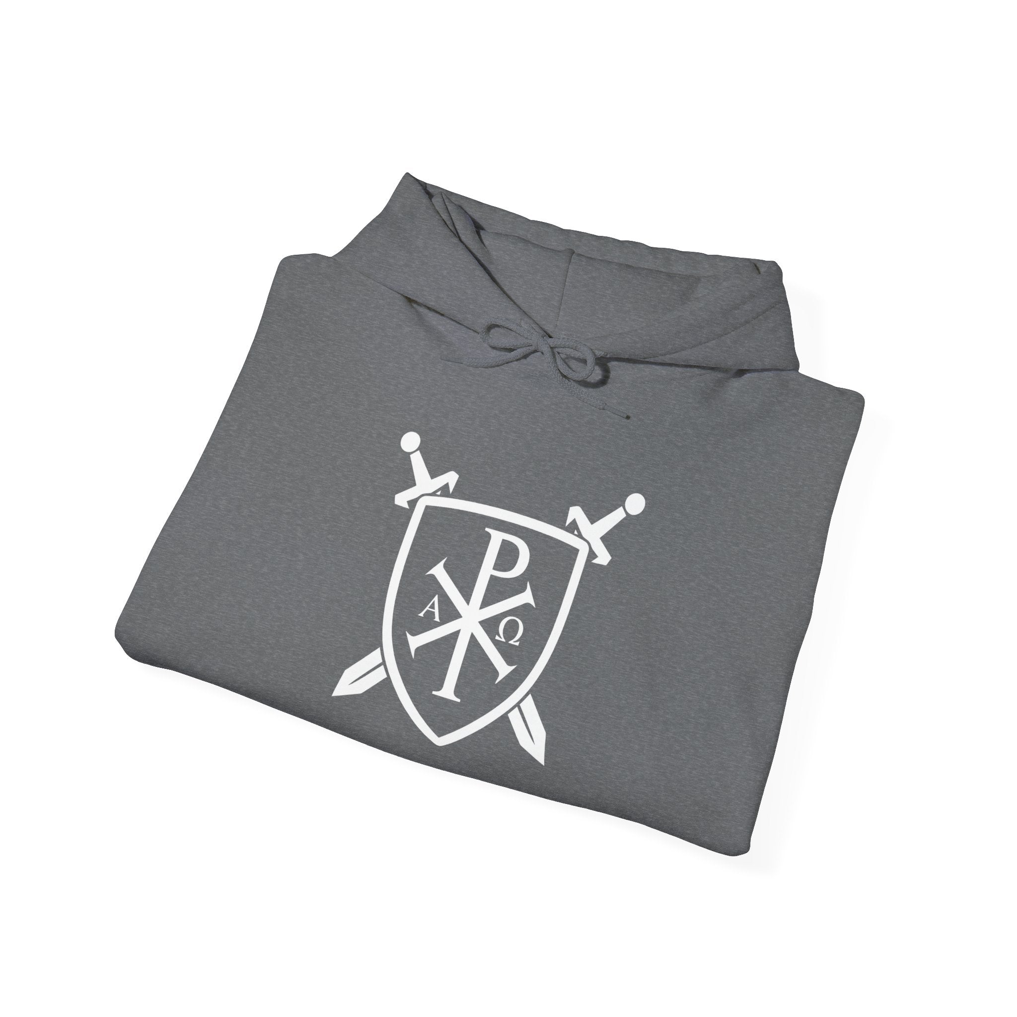Pi Chi Rho Swords and Shield Crest Pull Over Hoodie Sweatshirt
