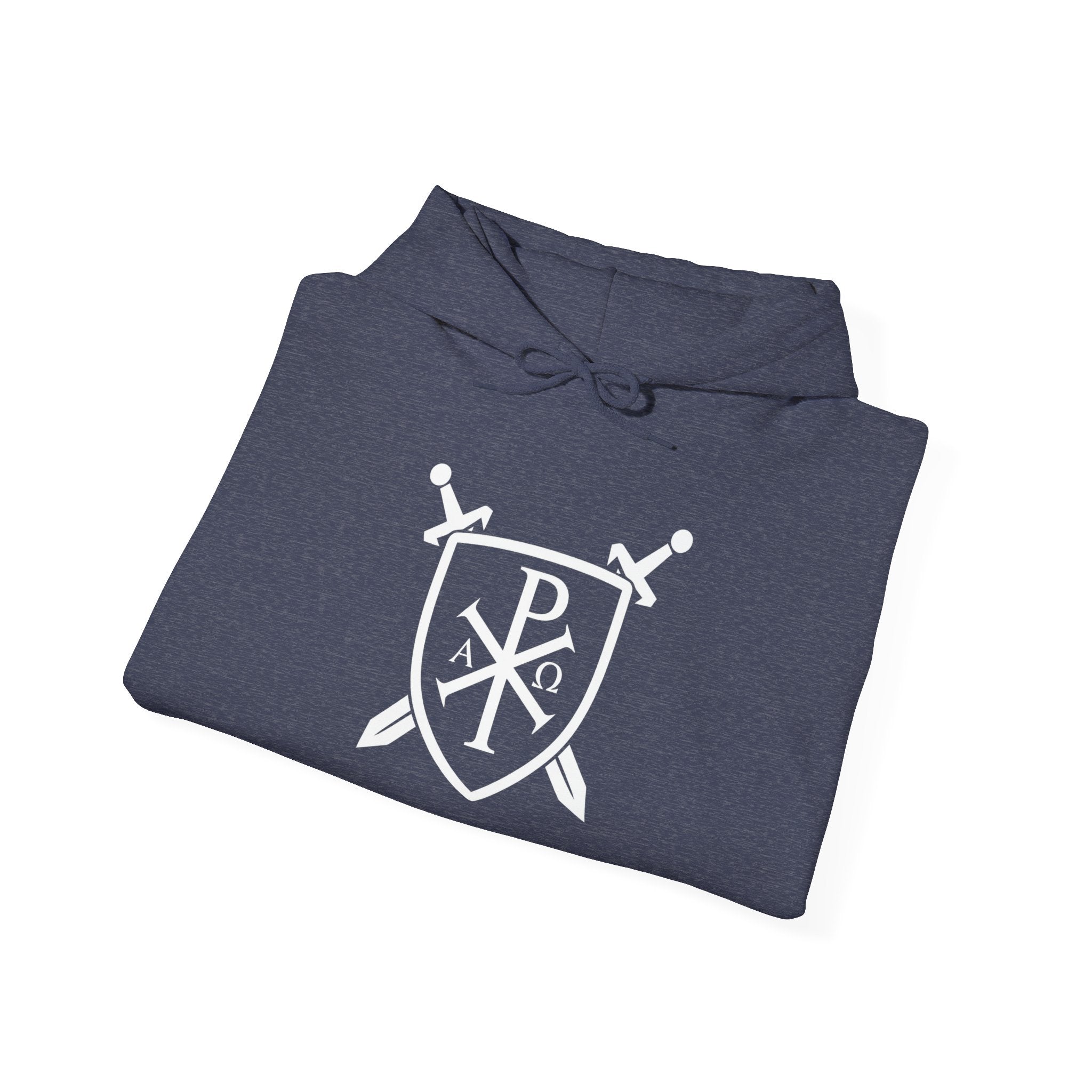 Pi Chi Rho Swords and Shield Crest Pull Over Hoodie Sweatshirt