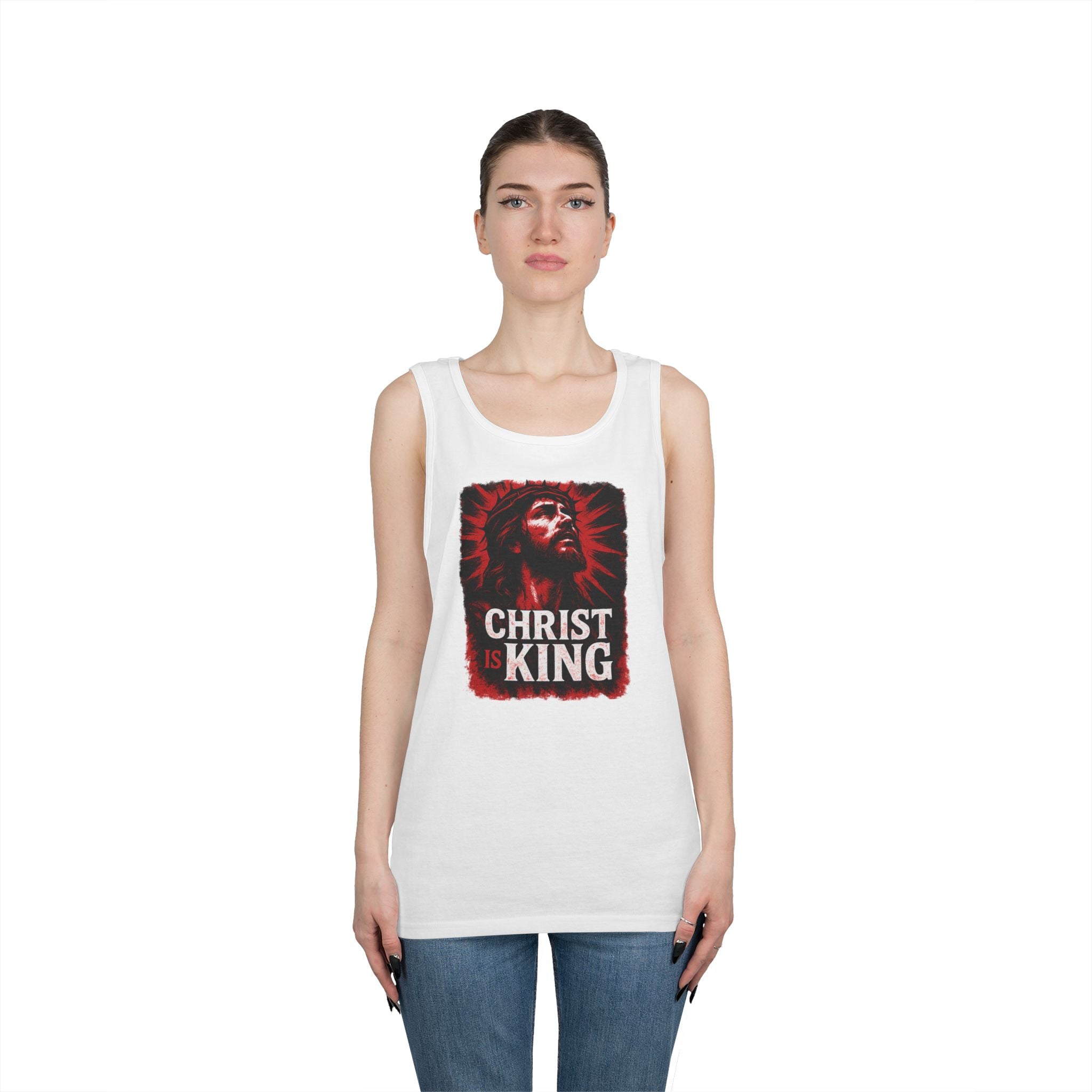 Christ is King Tank Top Alt Design