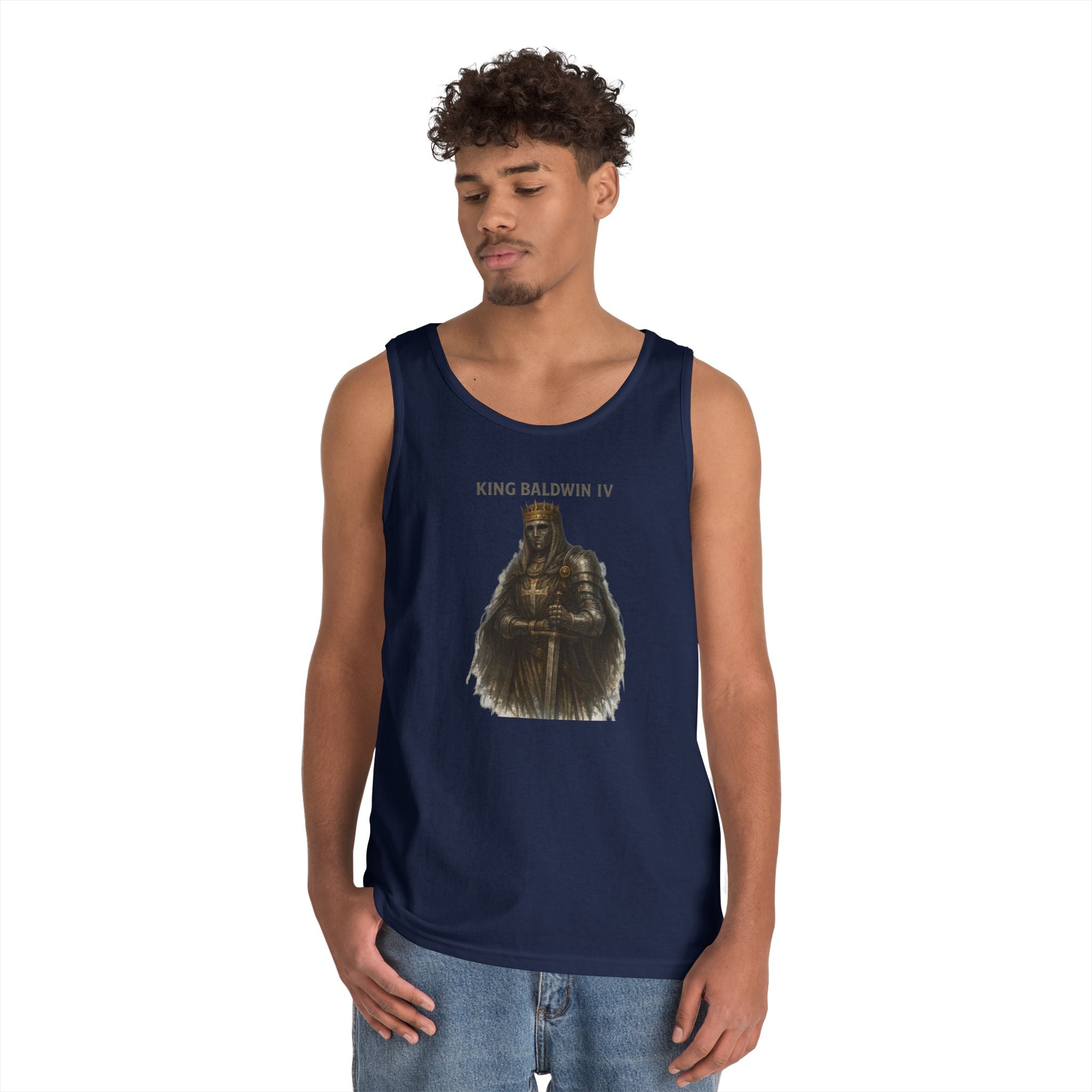 King Baldwin IV Unisex Heavy Cotton Tank Top