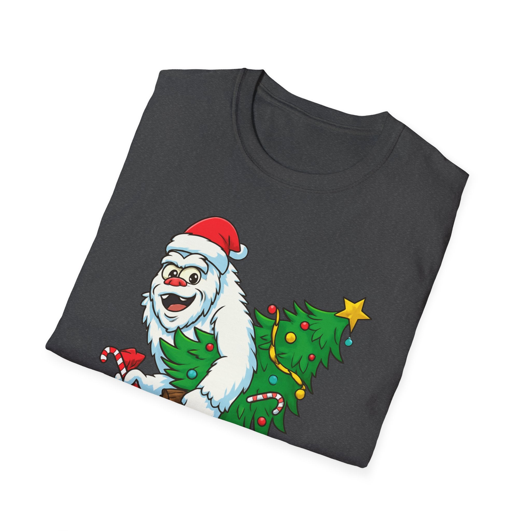 Yeti Stole Christmas T-Shirt | Funny Holiday Tee | Festive Unisex Cotton Shirt