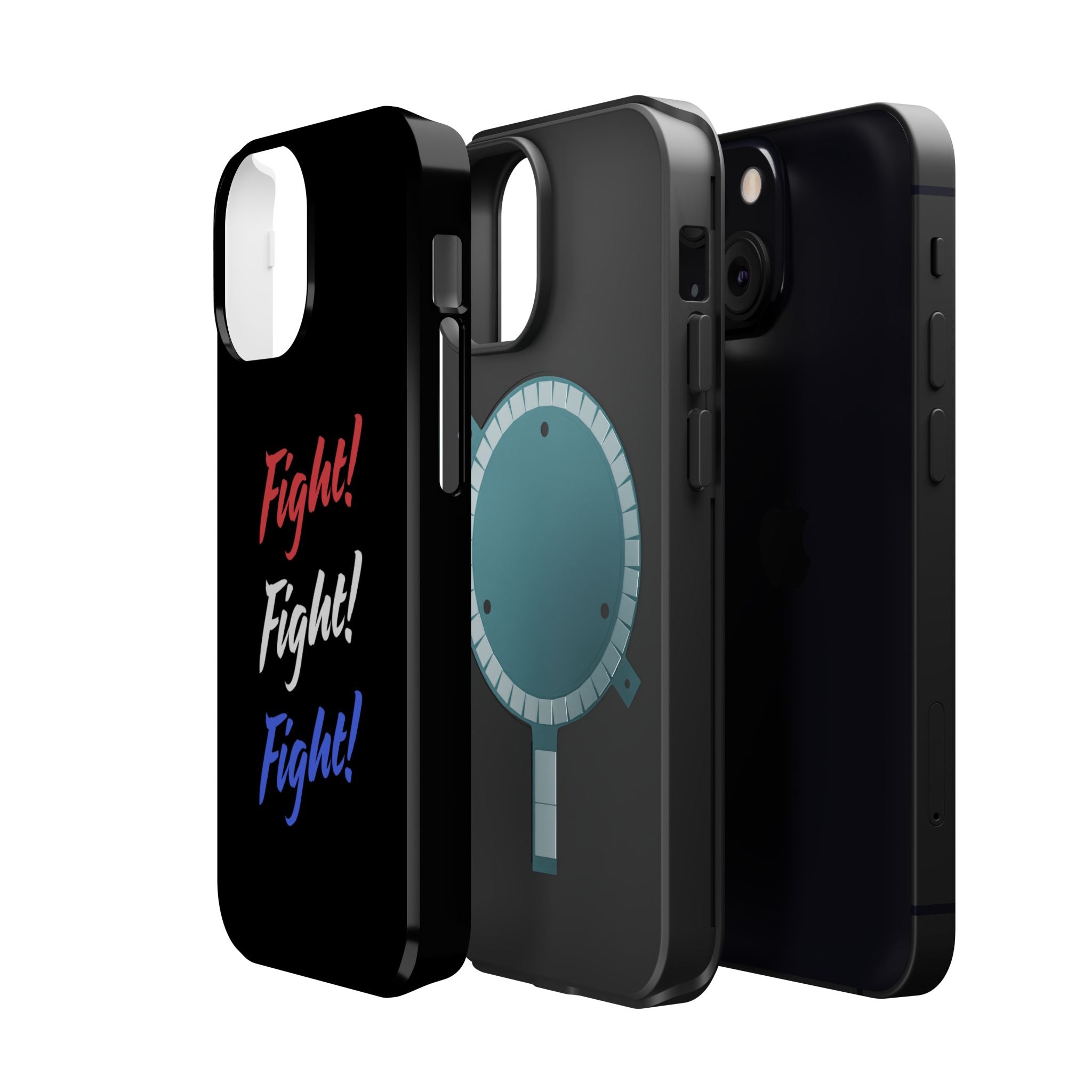 Magnetic Phone Cases, Motivational Phone Cover, Fight! Fight! Fight! Case, Personalized Phone Accessory, Unique Gift for Fighters