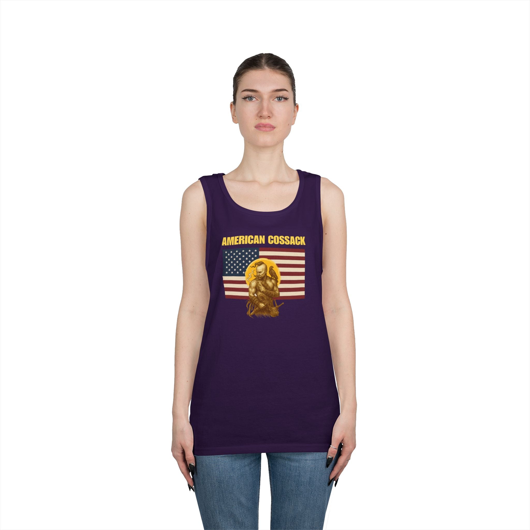 American Cossack Heavy Cotton Tank Top