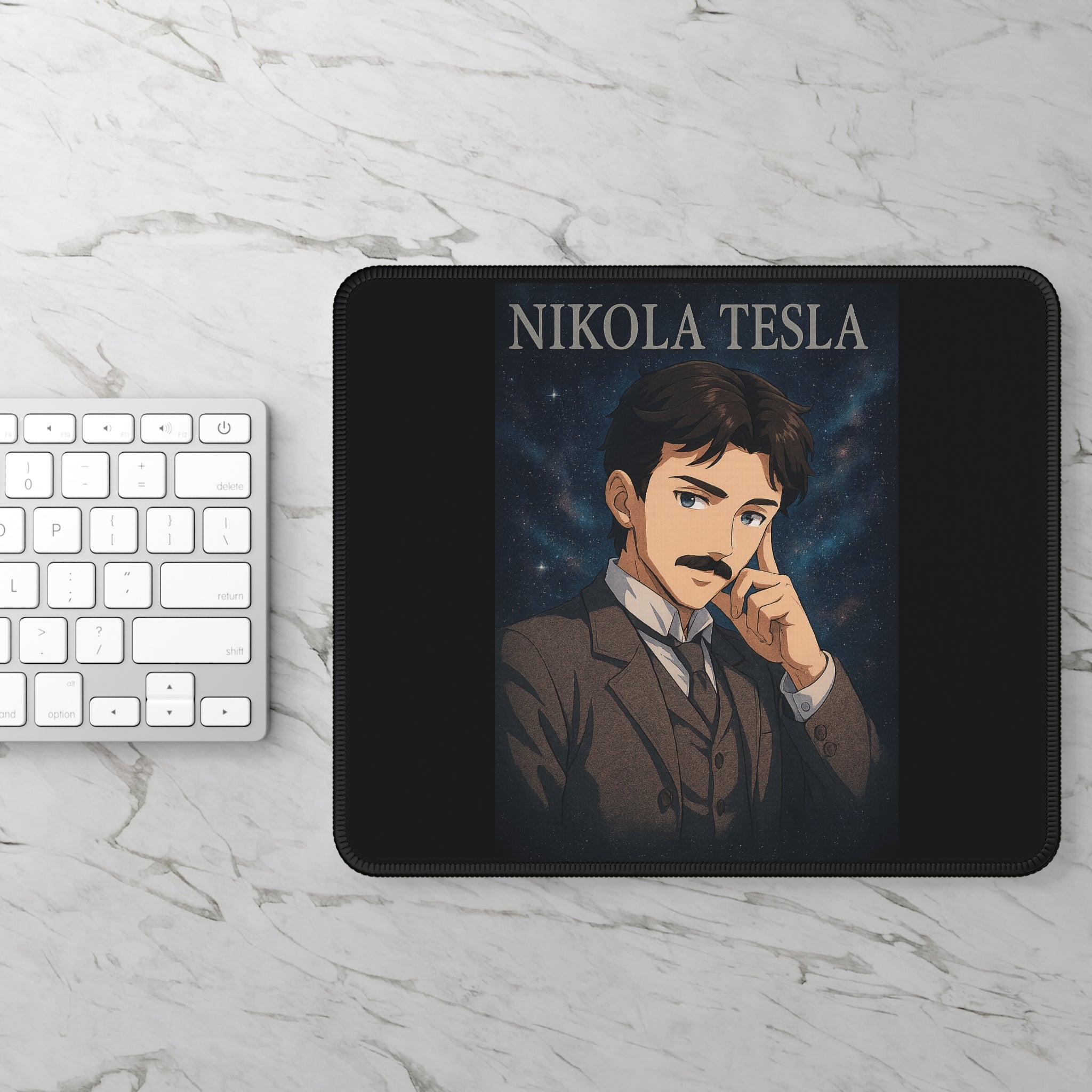Nikola Tesla Gaming Mouse Pad