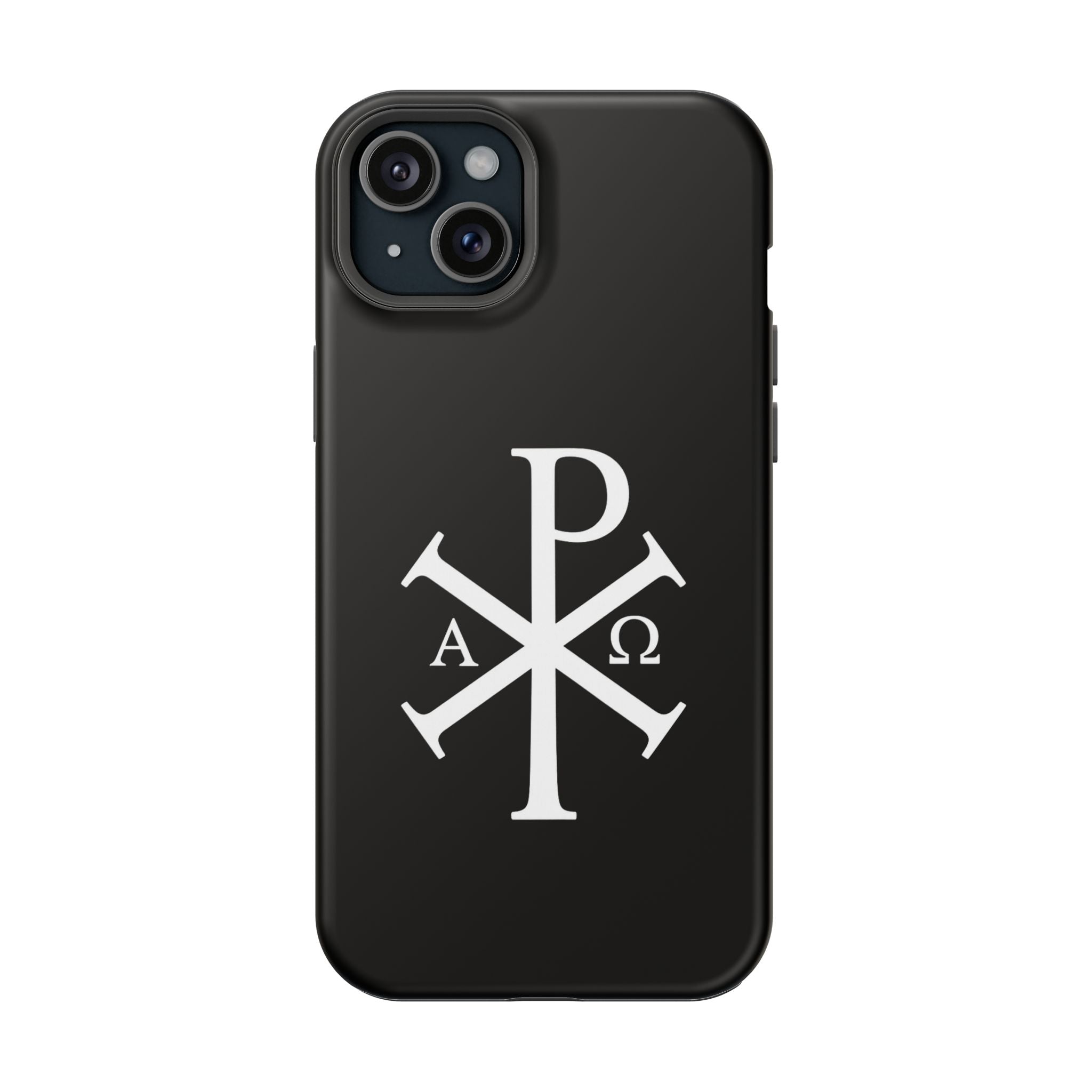 Pi Chi Rho White Design Magnetic Impact-Resistant Cases