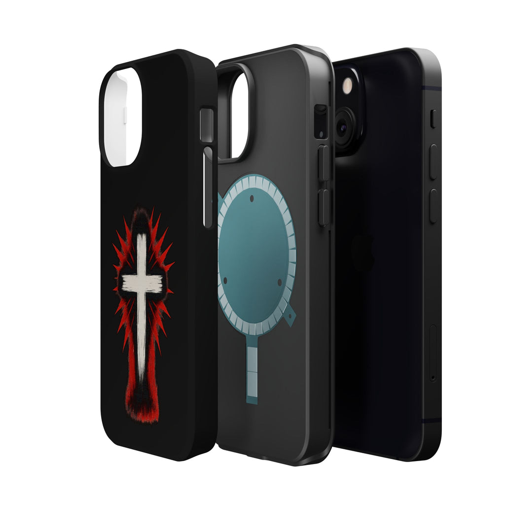 Crucifix Magnetic Impact Resistant Phone Case