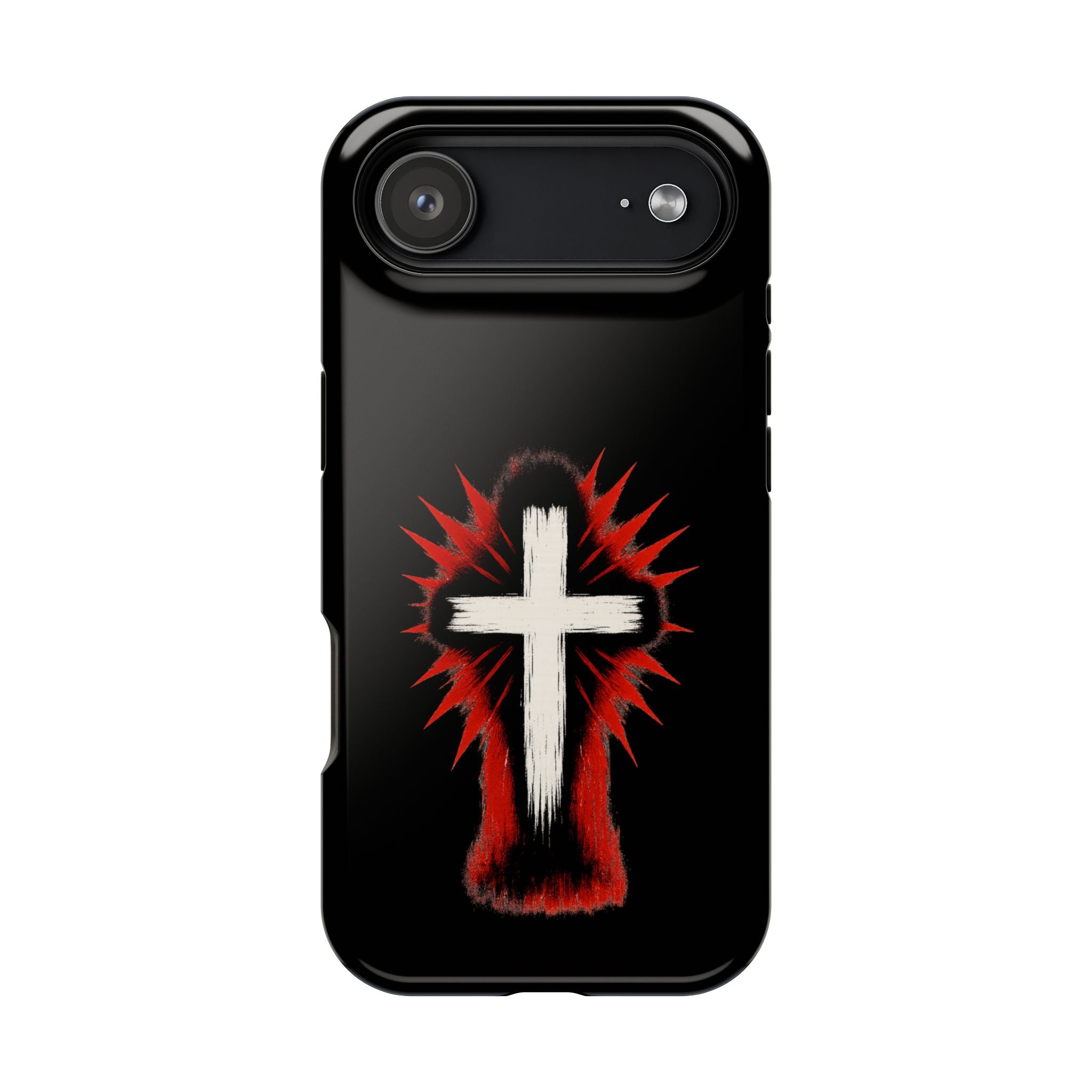 Crucifix Magnetic Impact Resistant Phone Case