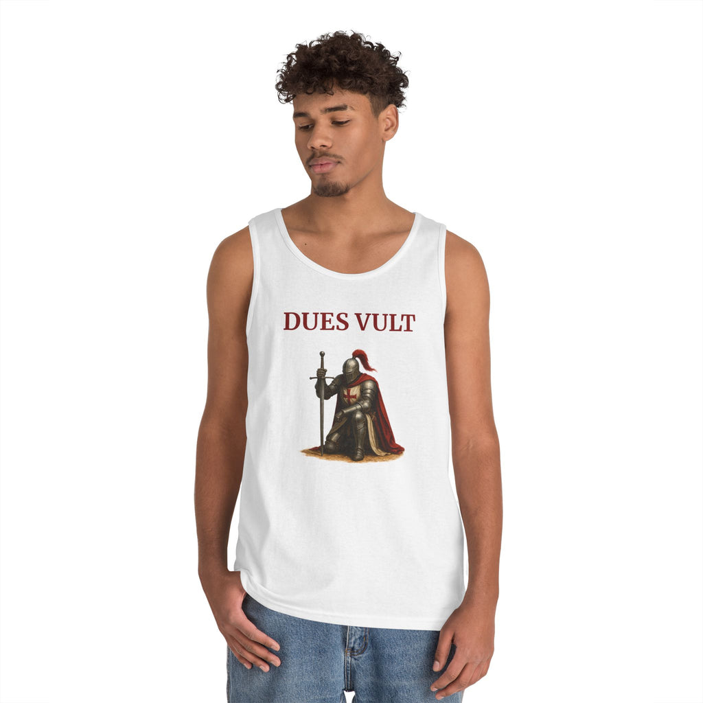 Knight-Inspired Dues Vult Crusader Tank Top