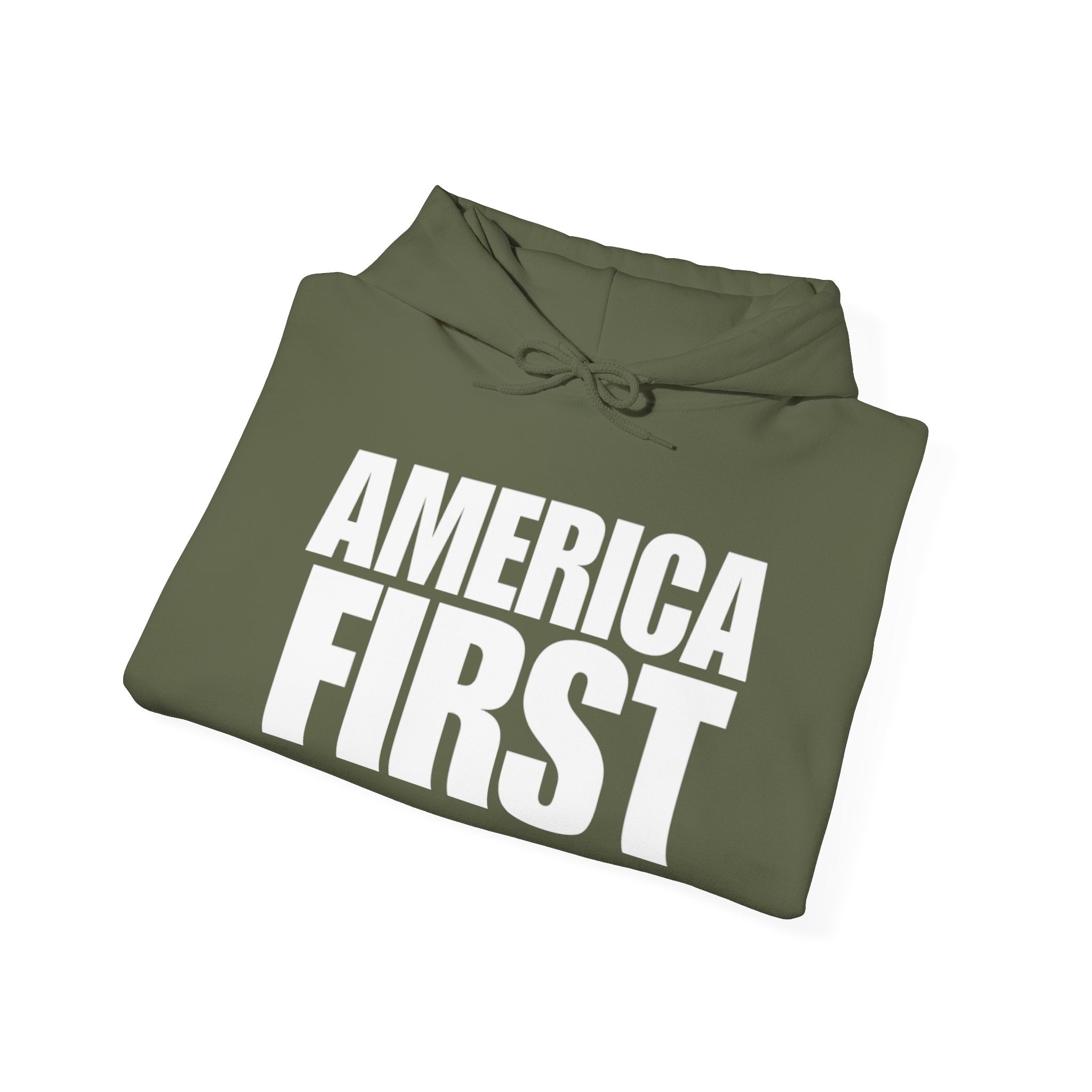America First Pull Over Hoodie Sweatshirt