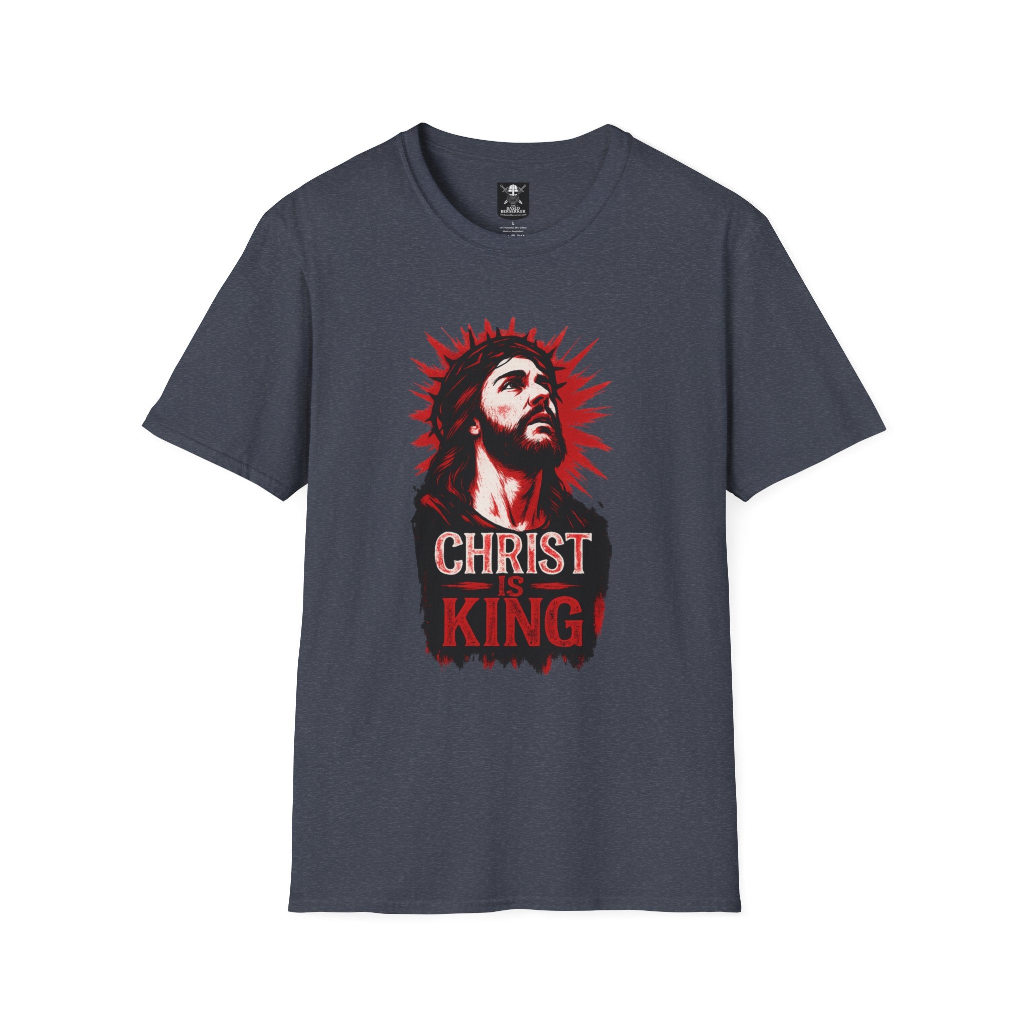 Christ is King Unisex Softstyle T-Shirt, Christian Tee