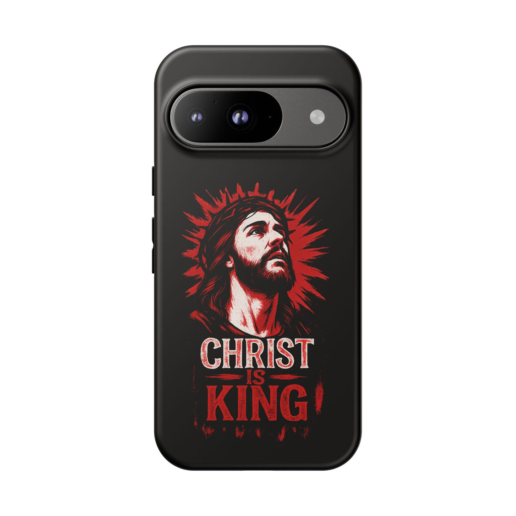 Christ is King Phone Case, Tough Phone Cover for Christian Faith