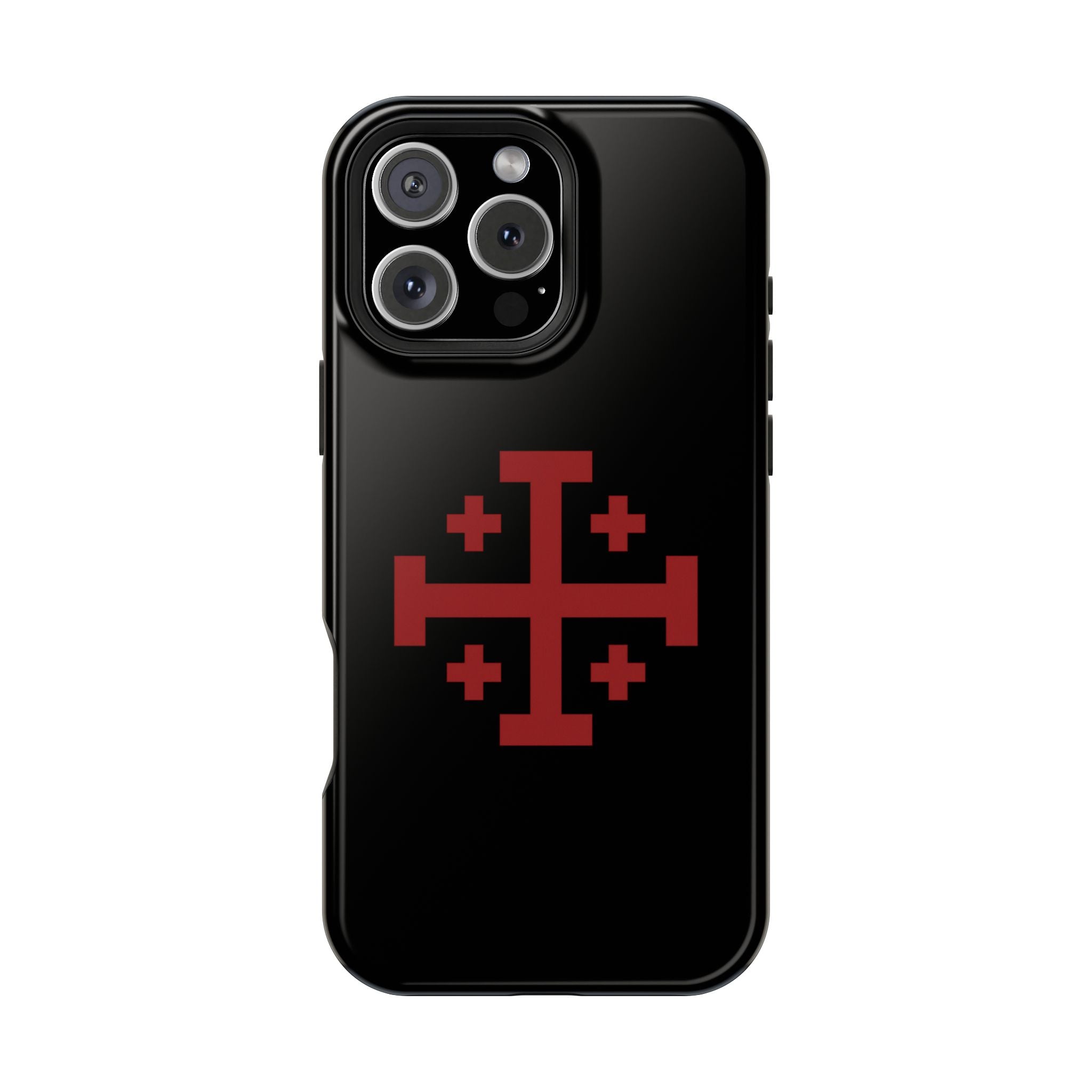 Cross Of Jerusalem Red Design Magnetic Impact-Resistant Cases