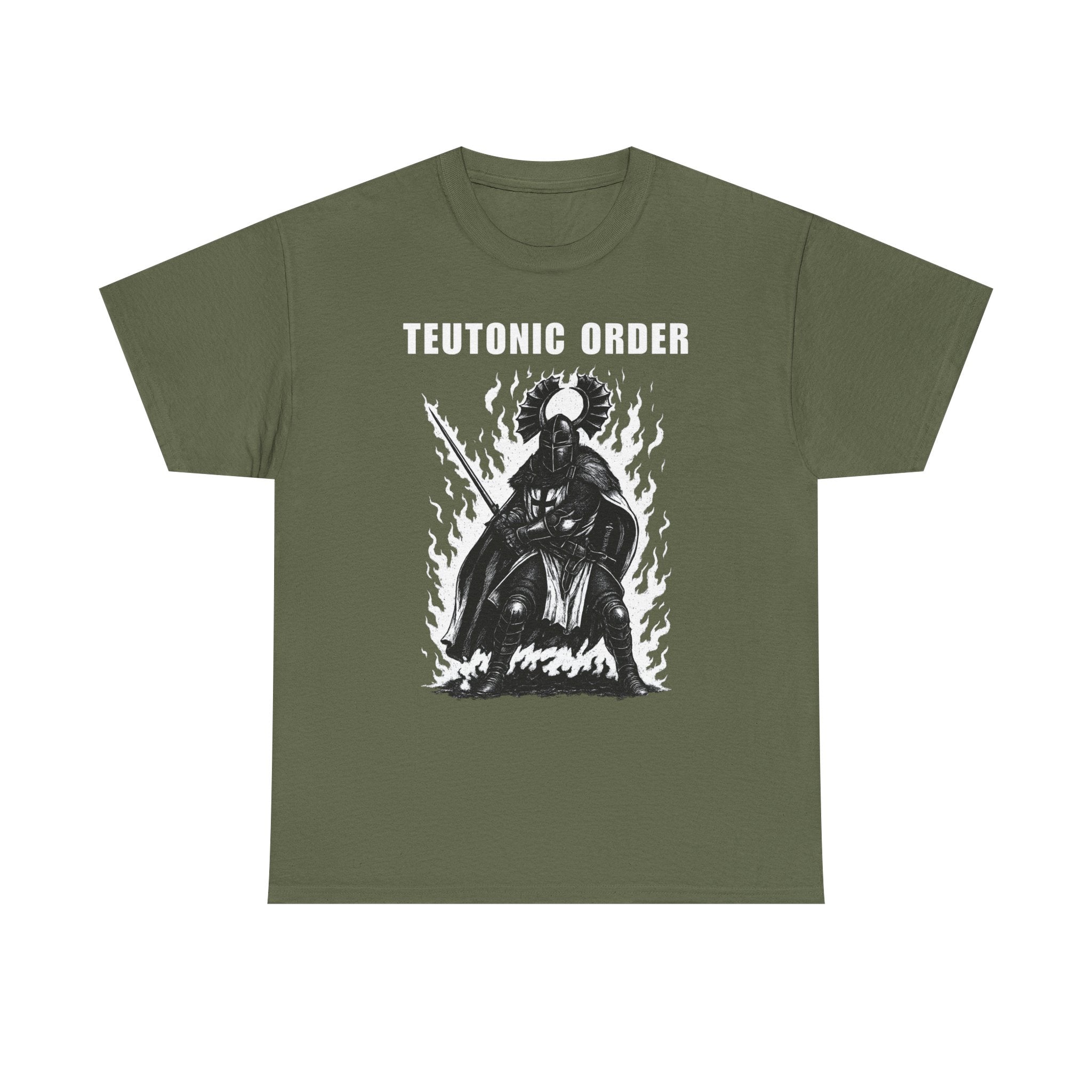 Teutonic Order Graphic Tee, Unisex Heavy Cotton Shirt