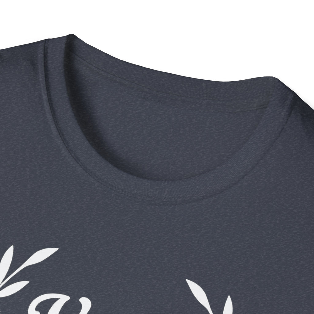 Veni Vidi Vici White Text Unisex  Softstyle T-Shirt