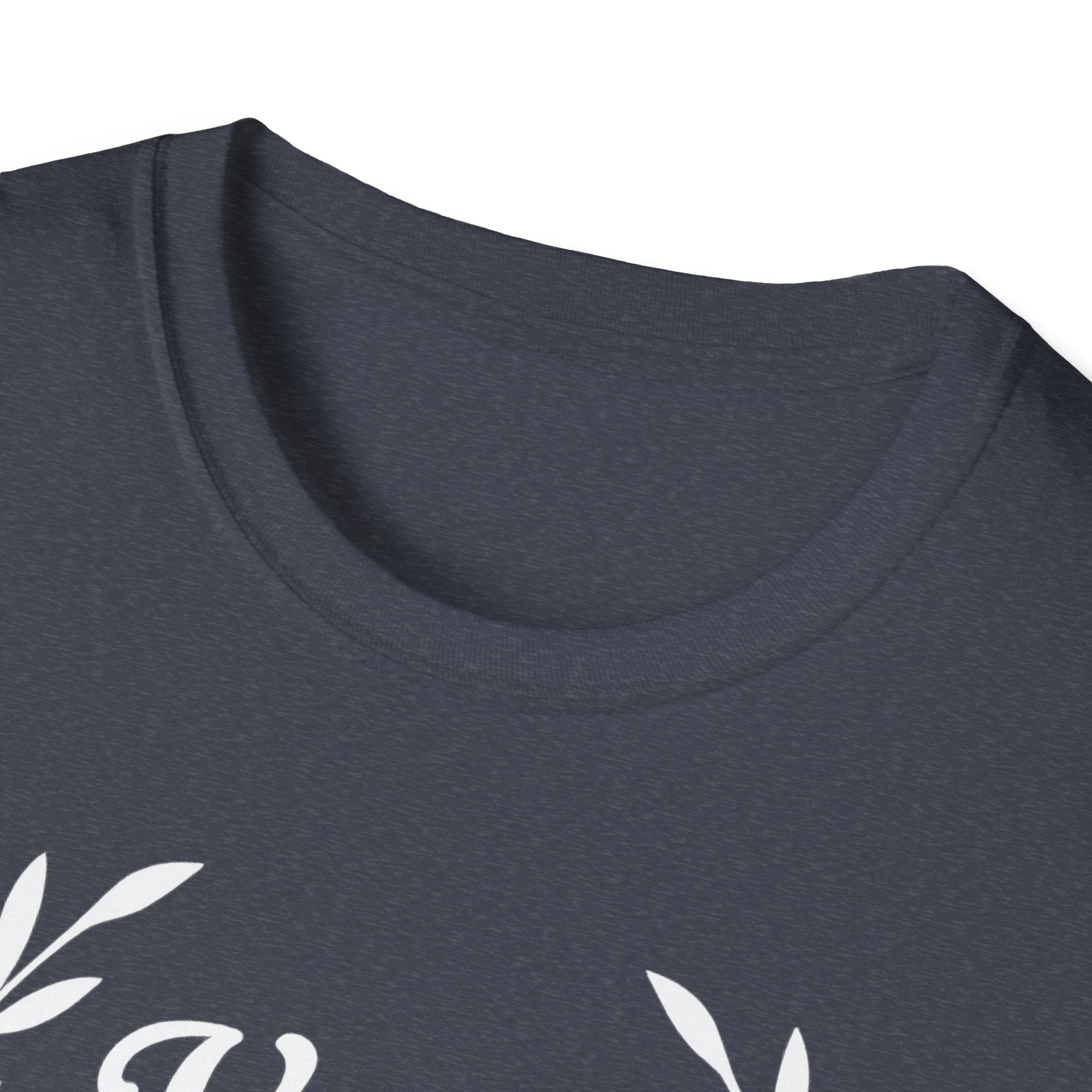 Veni Vidi Vici White Text Unisex  Softstyle T-Shirt