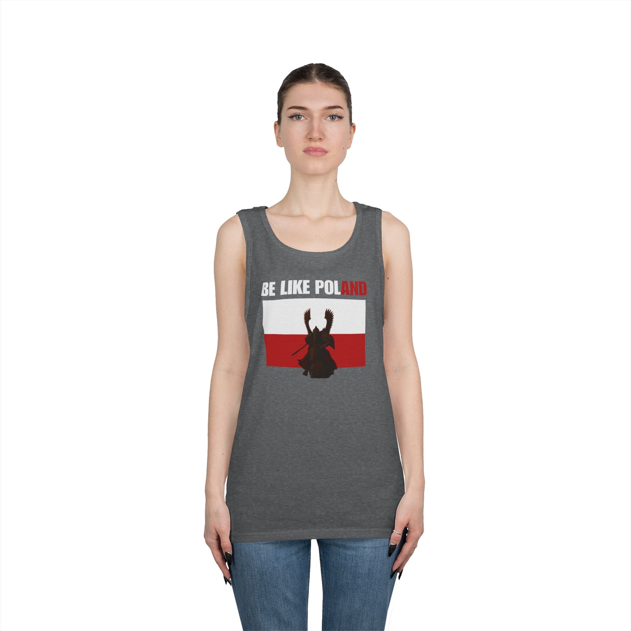 Be Like Poland Winged Hussar Heavy Cotton Tank Top