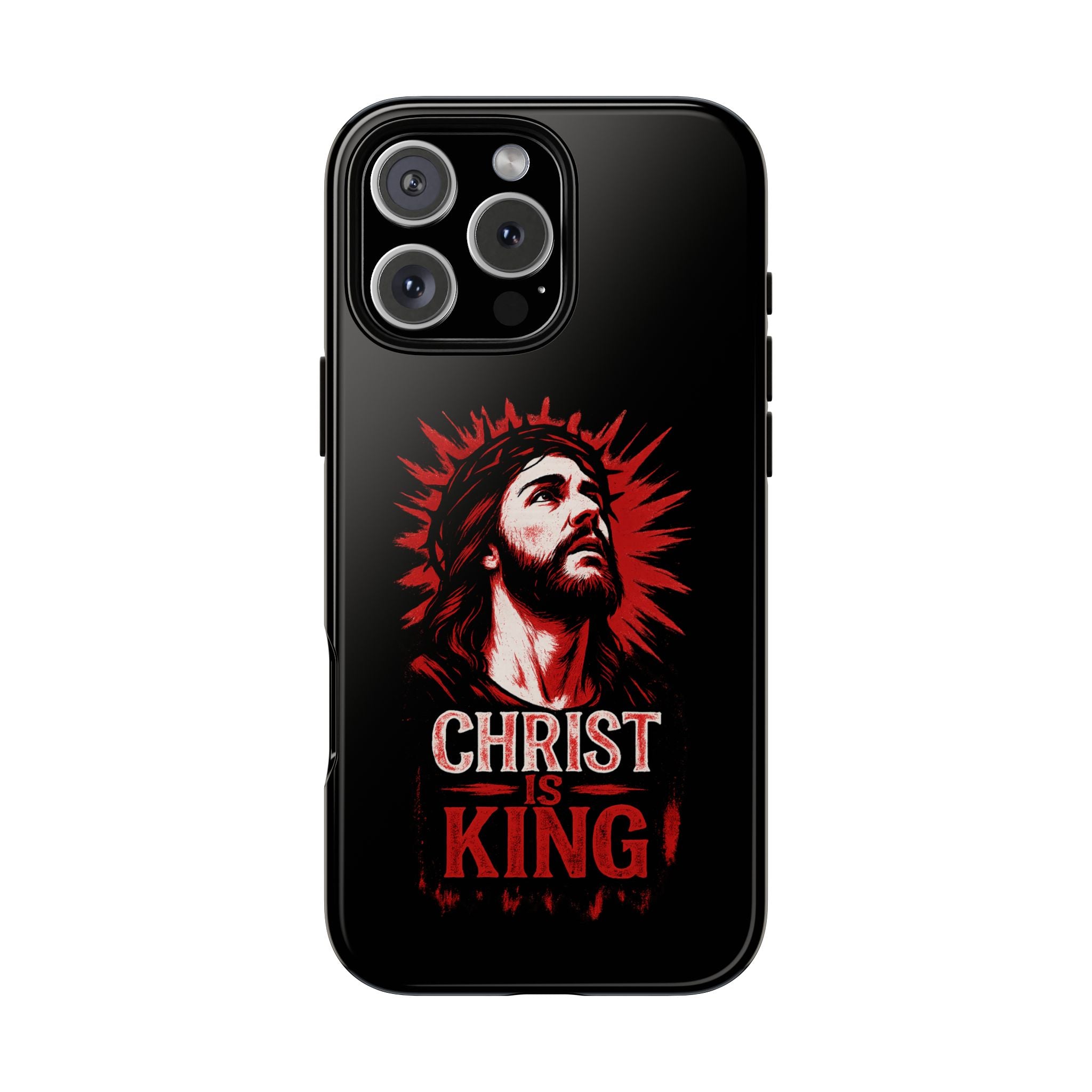 Christ is King Phone Case, Tough Phone Cover for Christian Faith