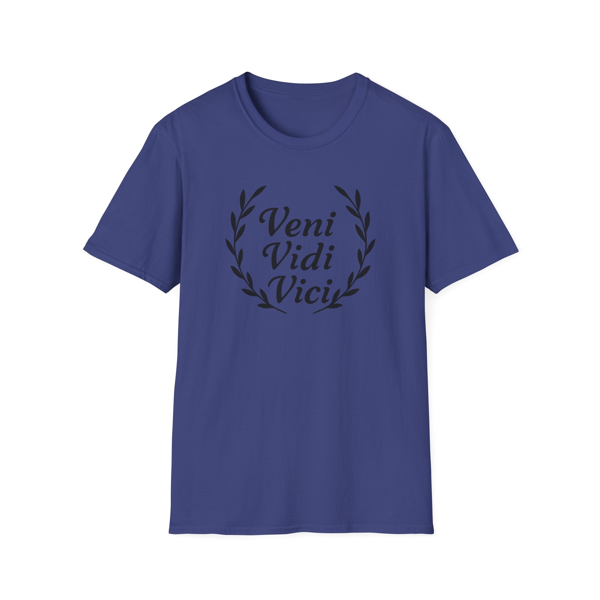 Veni Vidi Vici Black Design T-Shirt