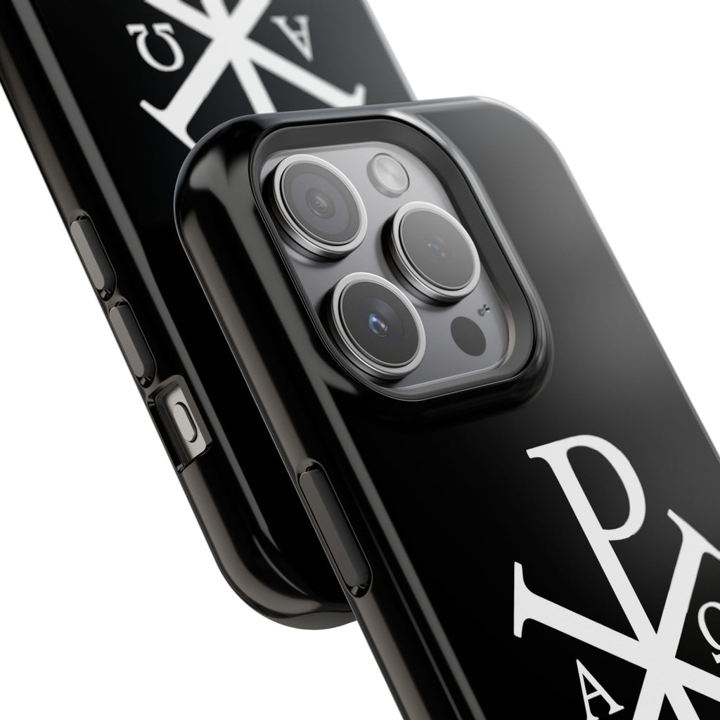 Pi Chi Rho White Design Magnetic Impact-Resistant Cases