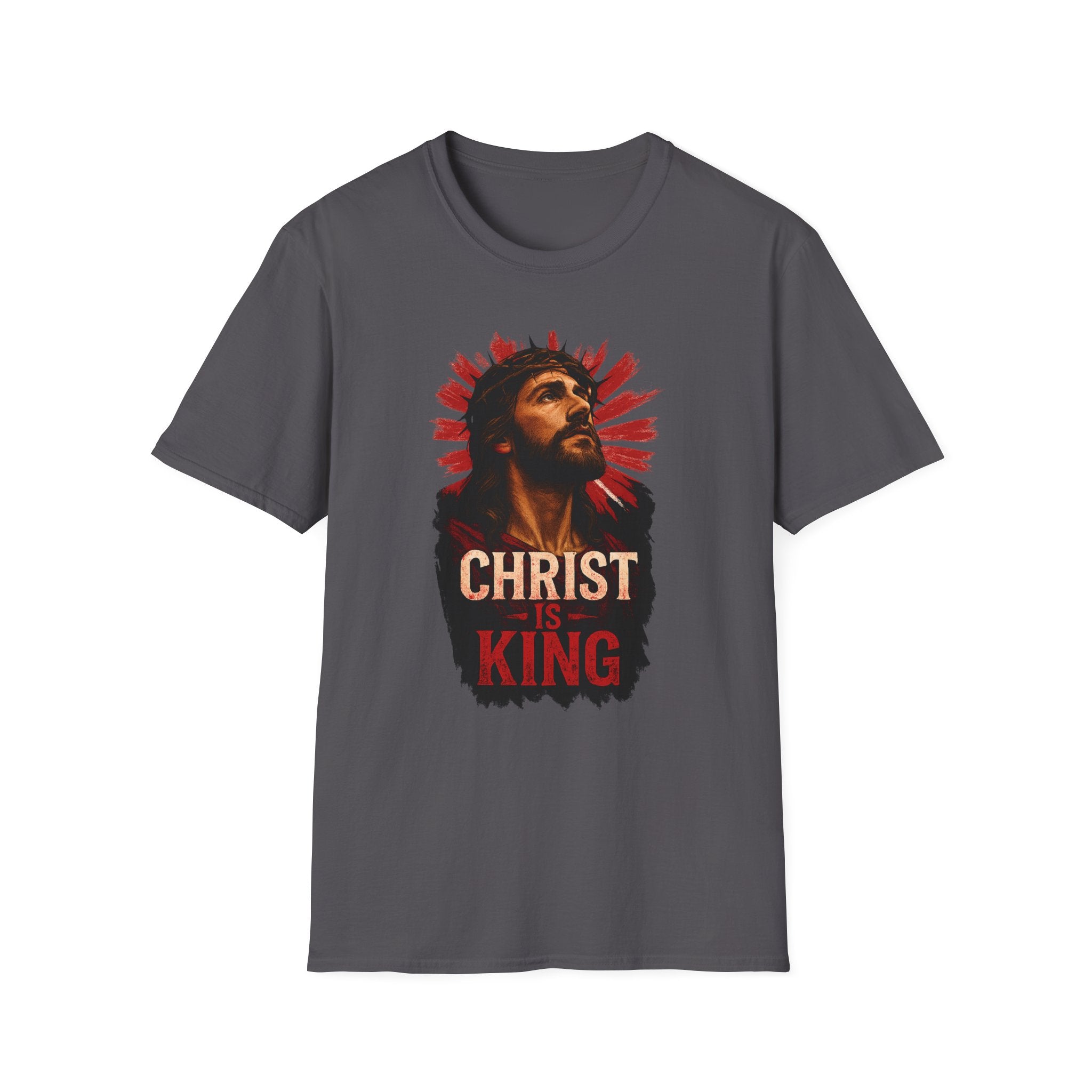 Christ is King Unisex Softstyle T-Shirt Alt Design