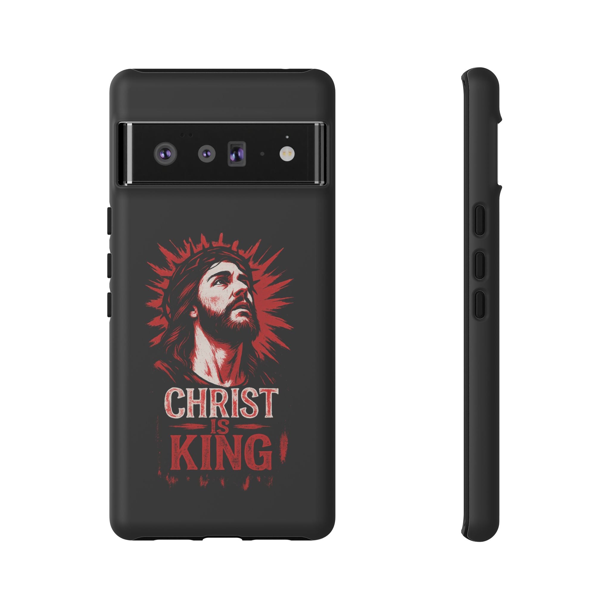 Christ is King Phone Case, Tough Phone Cover for Christian Faith