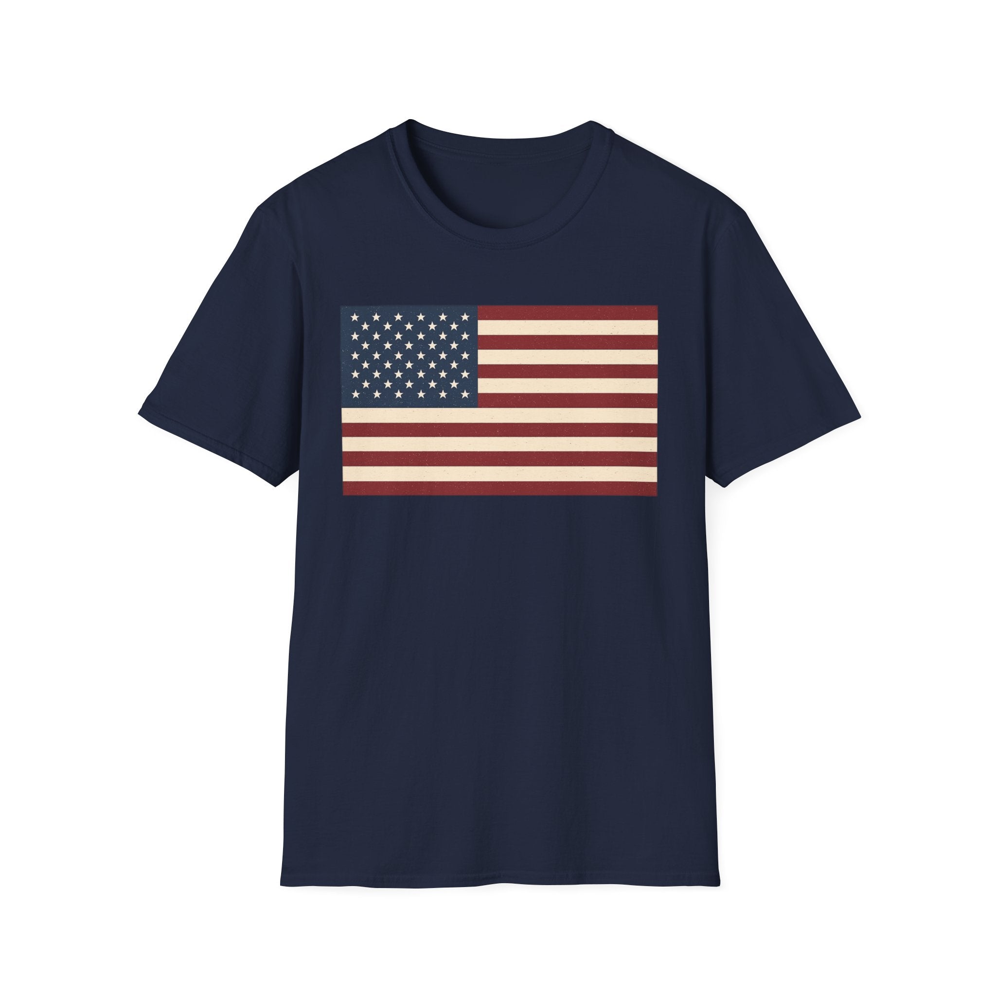 American Flag Softstyle Cotton Shirt T-Shirt
