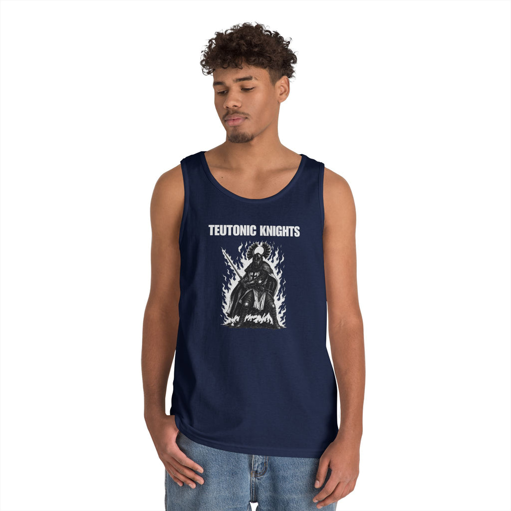 Teutonic Knights Graphic Heavy Cotton Tank Top
