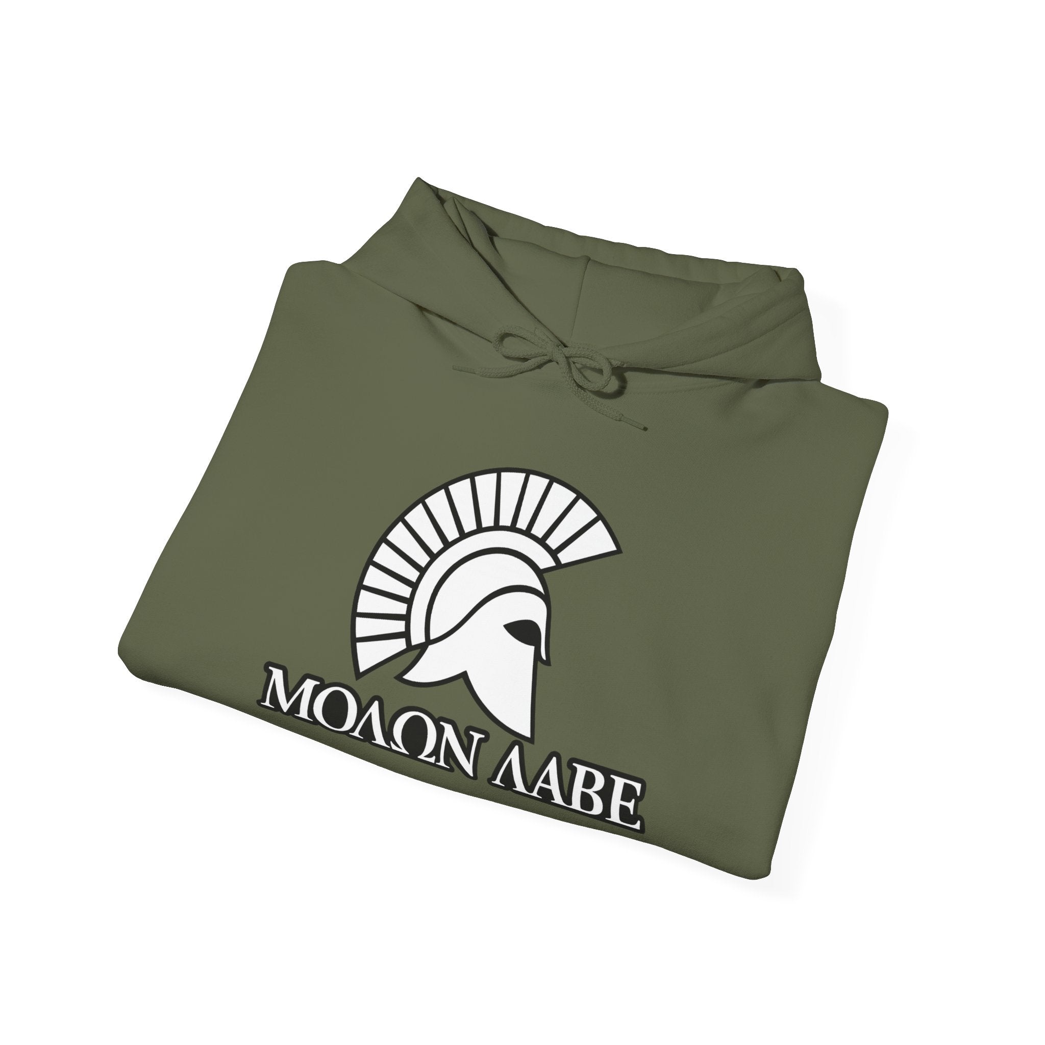 Molon Labe "Come and Take It!" in Greek Pull Over Hoodie Sweatshirt