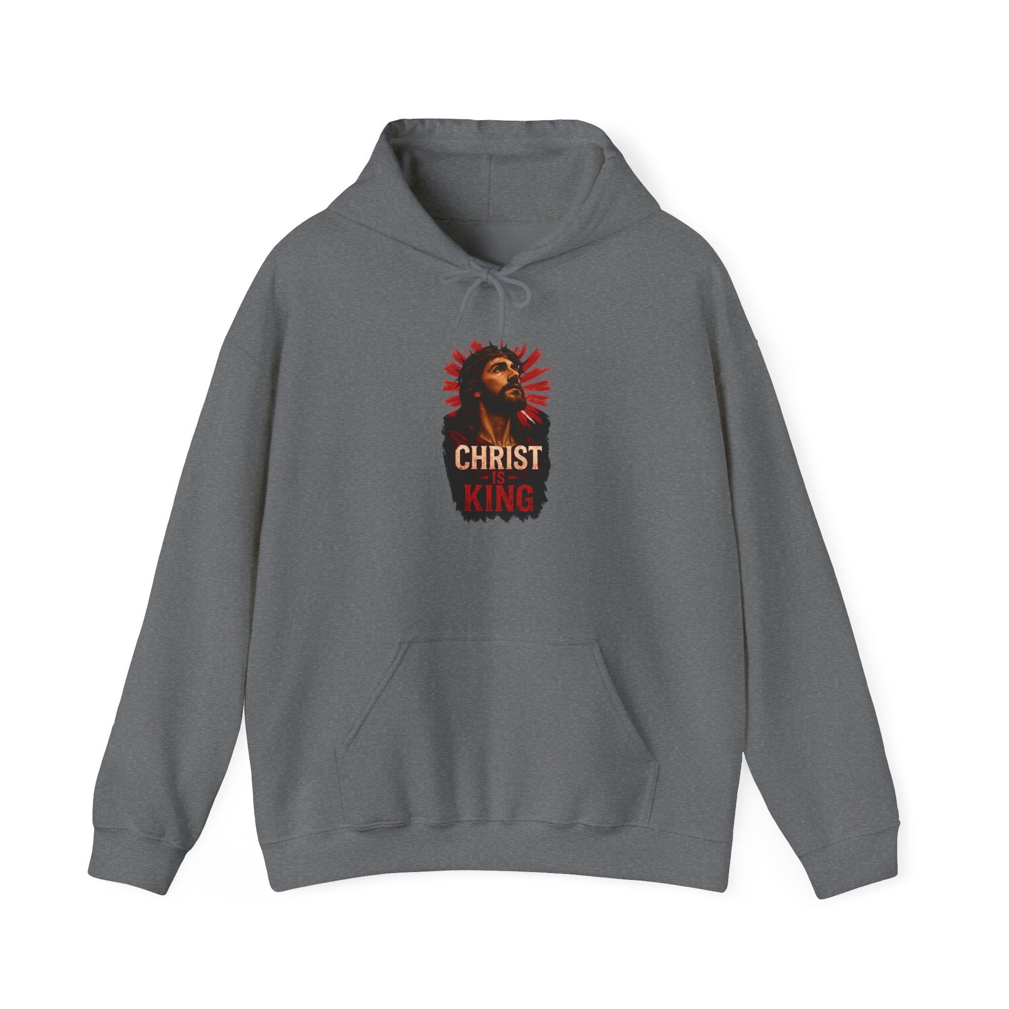 Christ Is King Unisex Hoodie, Christ Is King Hooded Sweatshirt