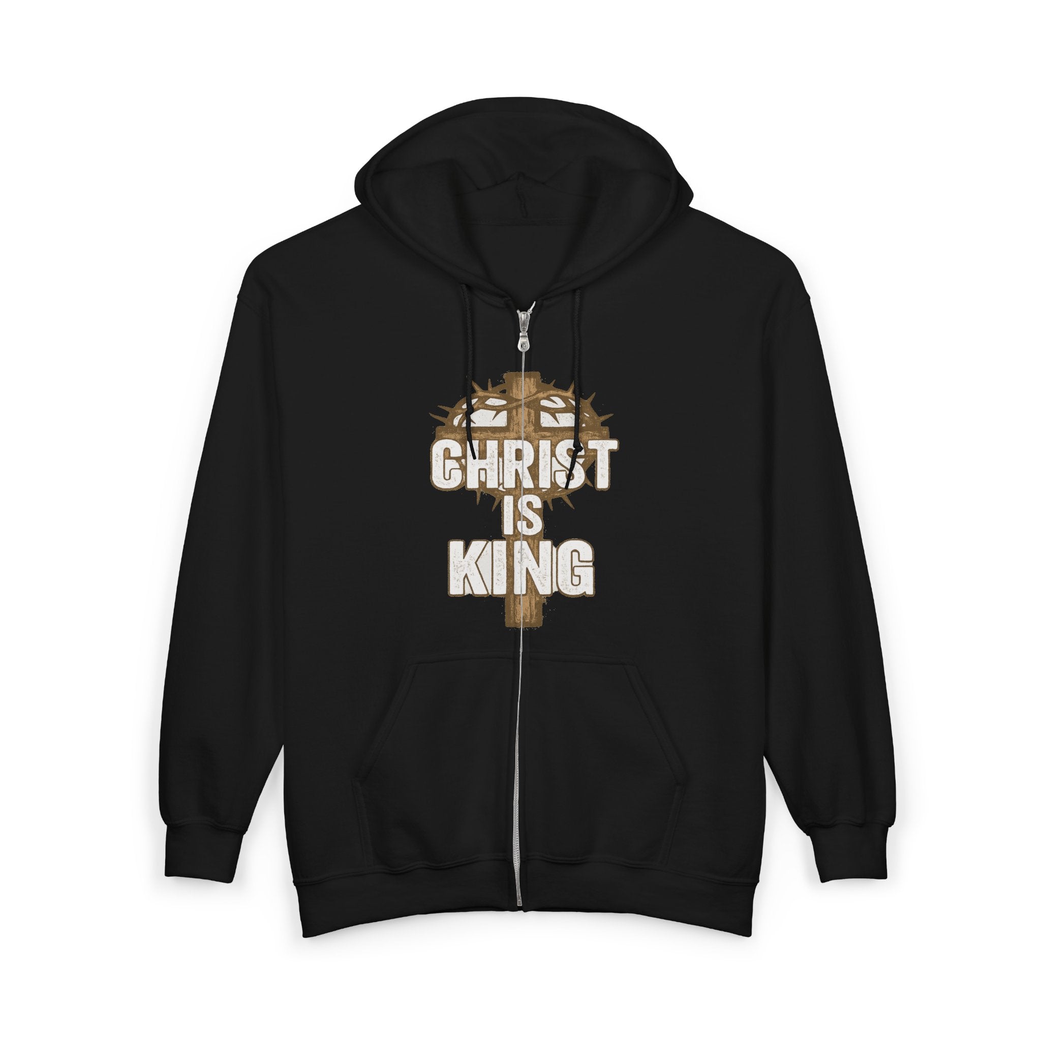 Christ is King Zip-Up Hoodie, Christ is King Sweatshirt