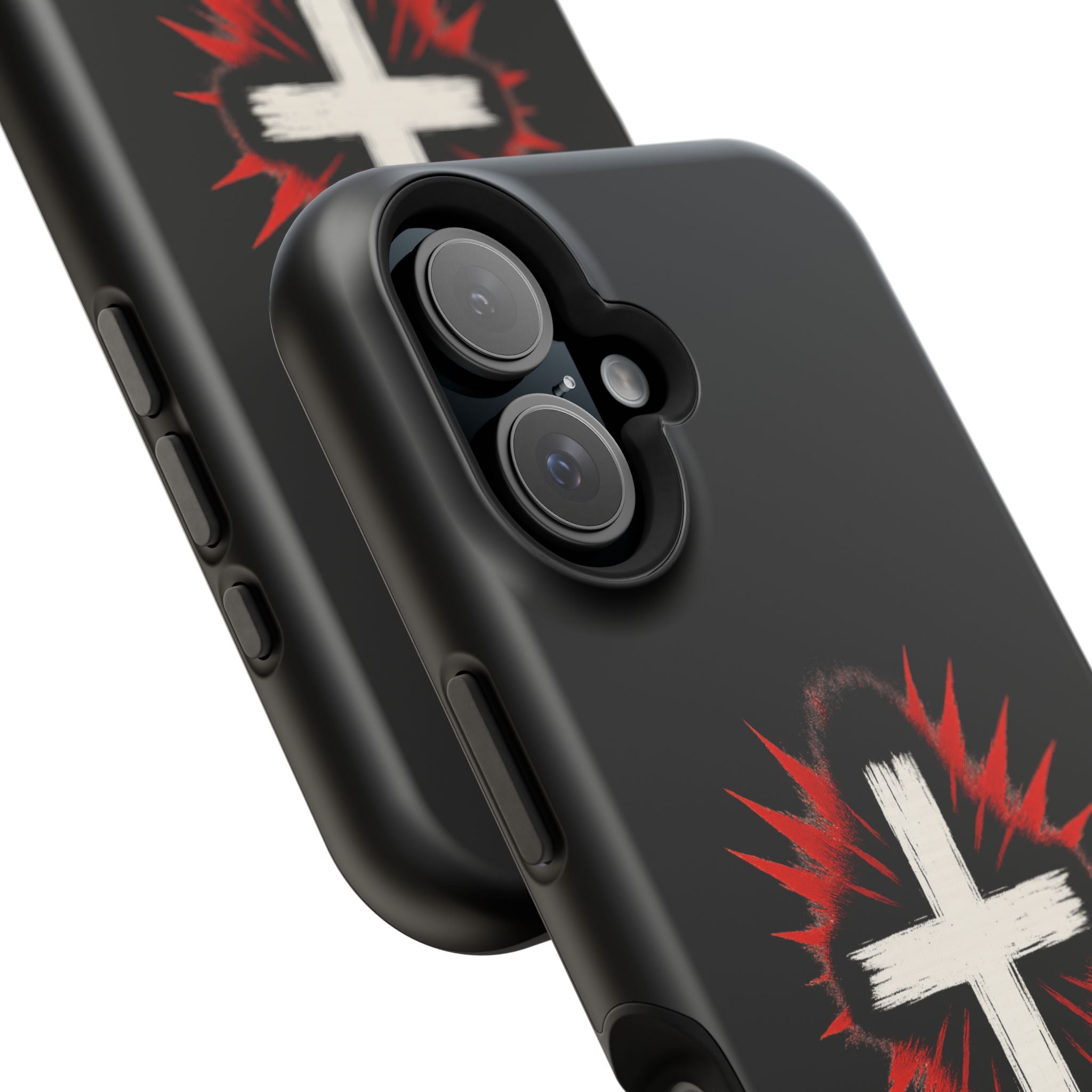 Crucifix Magnetic Impact Resistant Phone Case