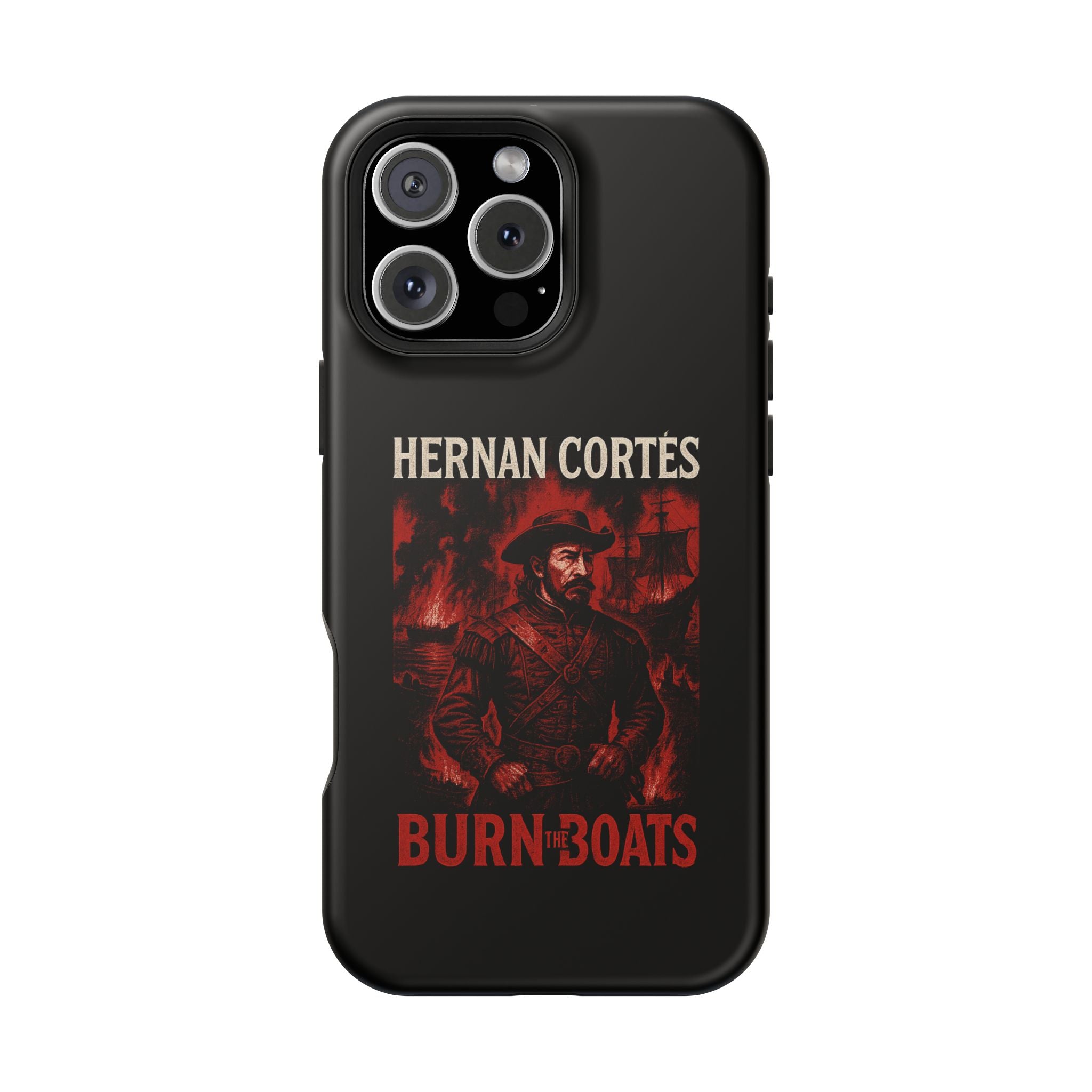 Hernan Cortes Impact-Resistant Magnetic Phone Case