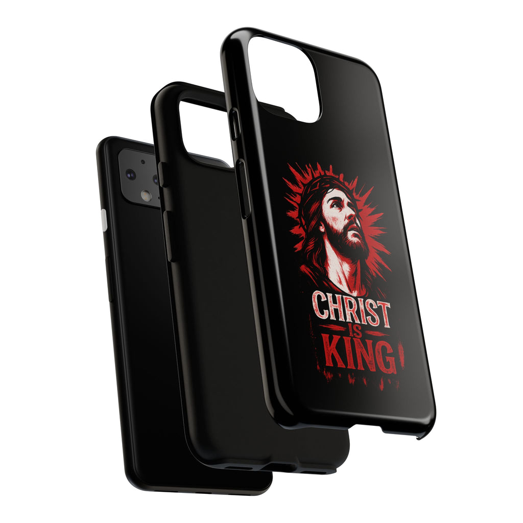 Christ is King Phone Case, Tough Phone Cover for Christian Faith