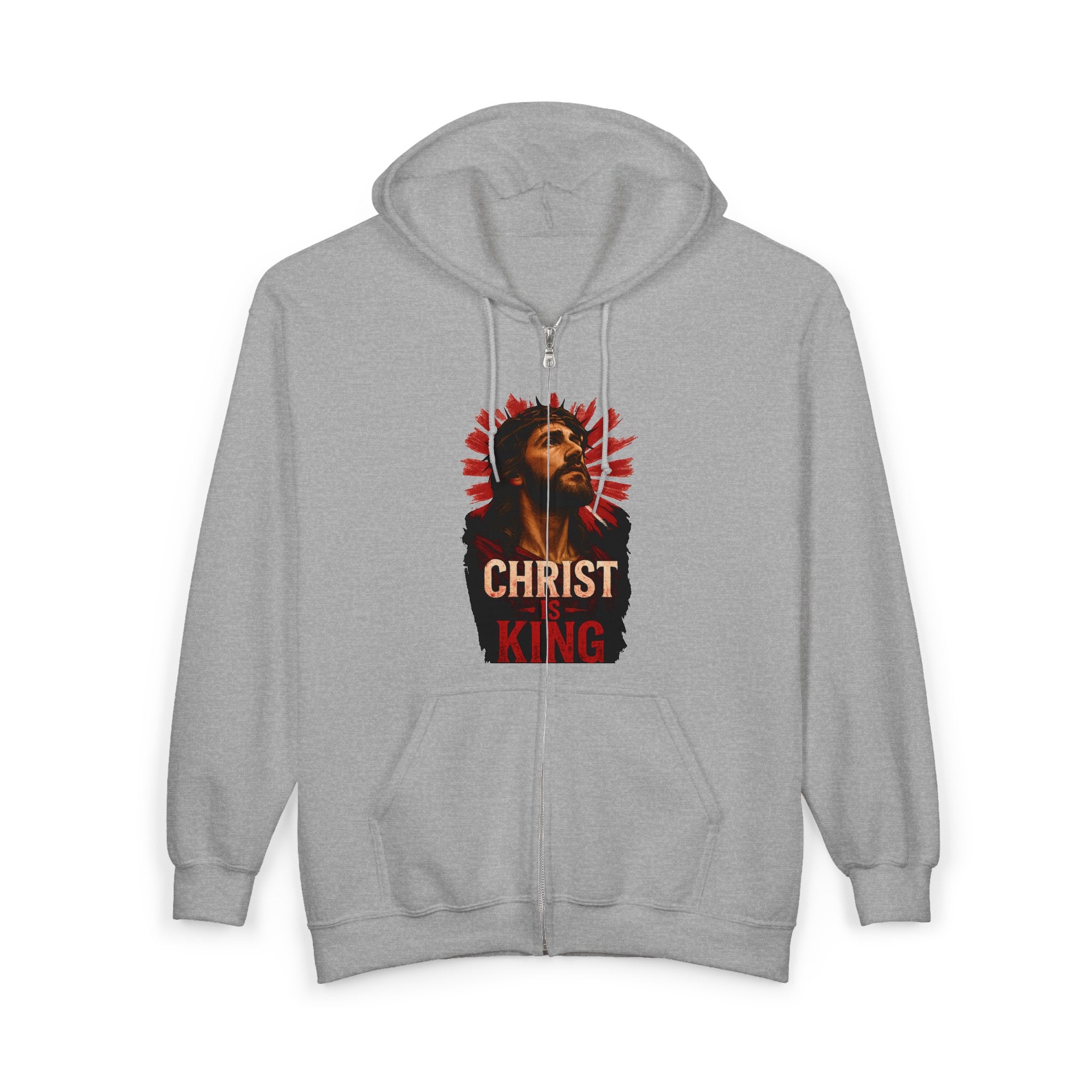 Christ is King Unisex Hooded Sweatshirt, Christ is King Hoodie