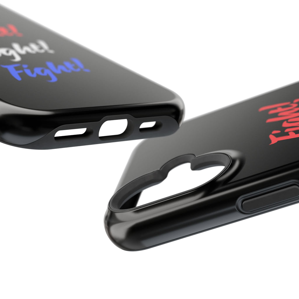 Magnetic Phone Cases, Motivational Phone Cover, Fight! Fight! Fight! Case, Personalized Phone Accessory, Unique Gift for Fighters