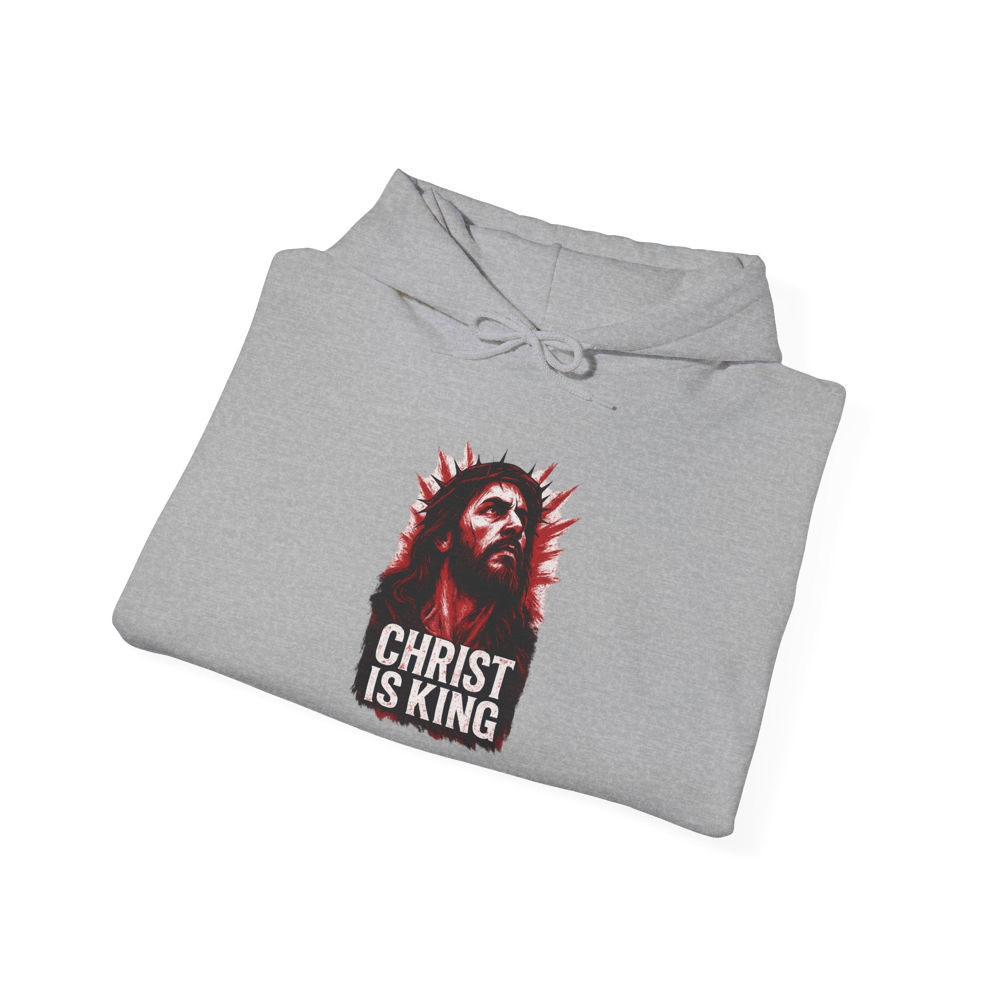 Christ Is King Hooded Sweatshirt, Christ Is King Sweatshirt