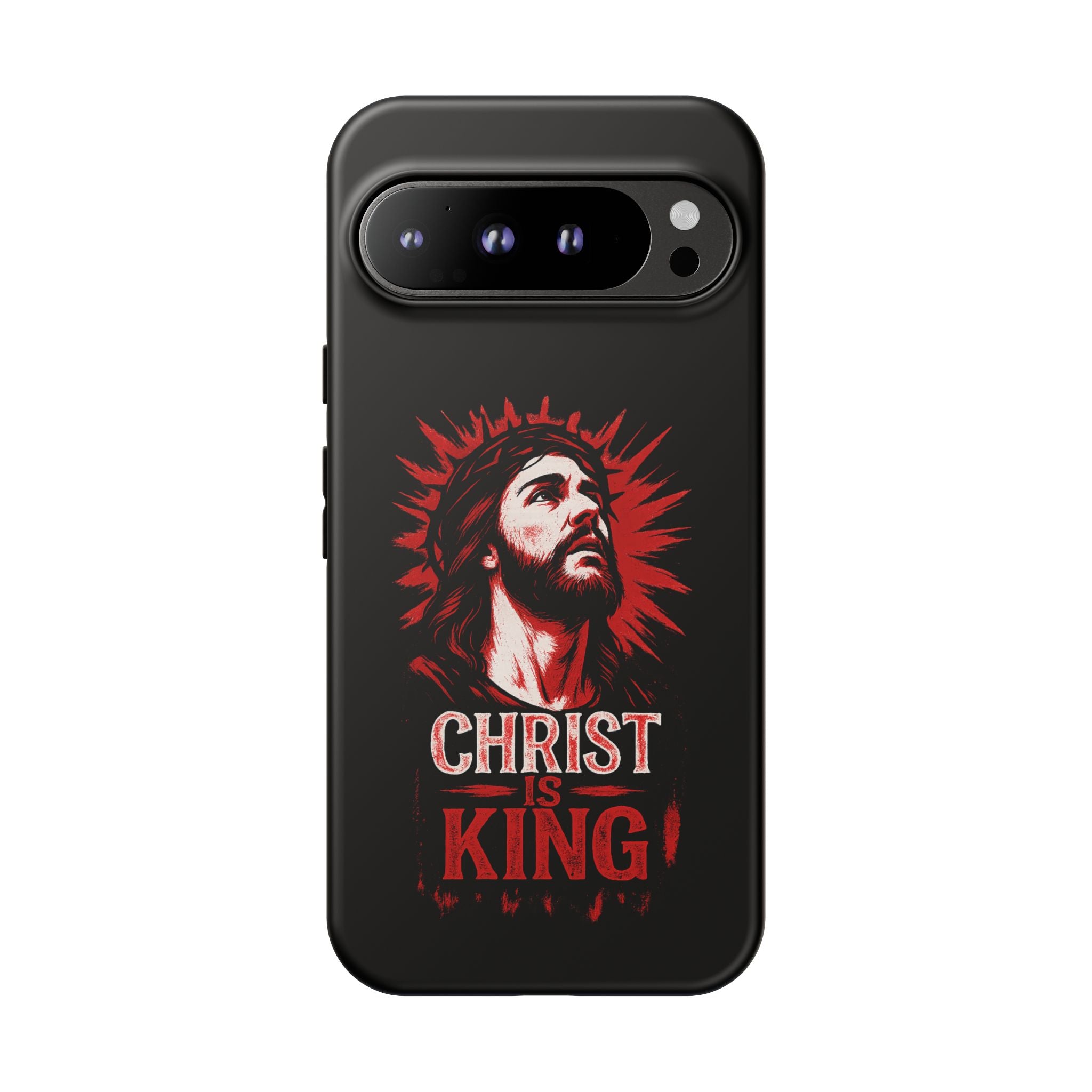Christ is King Phone Case, Tough Phone Cover for Christian Faith