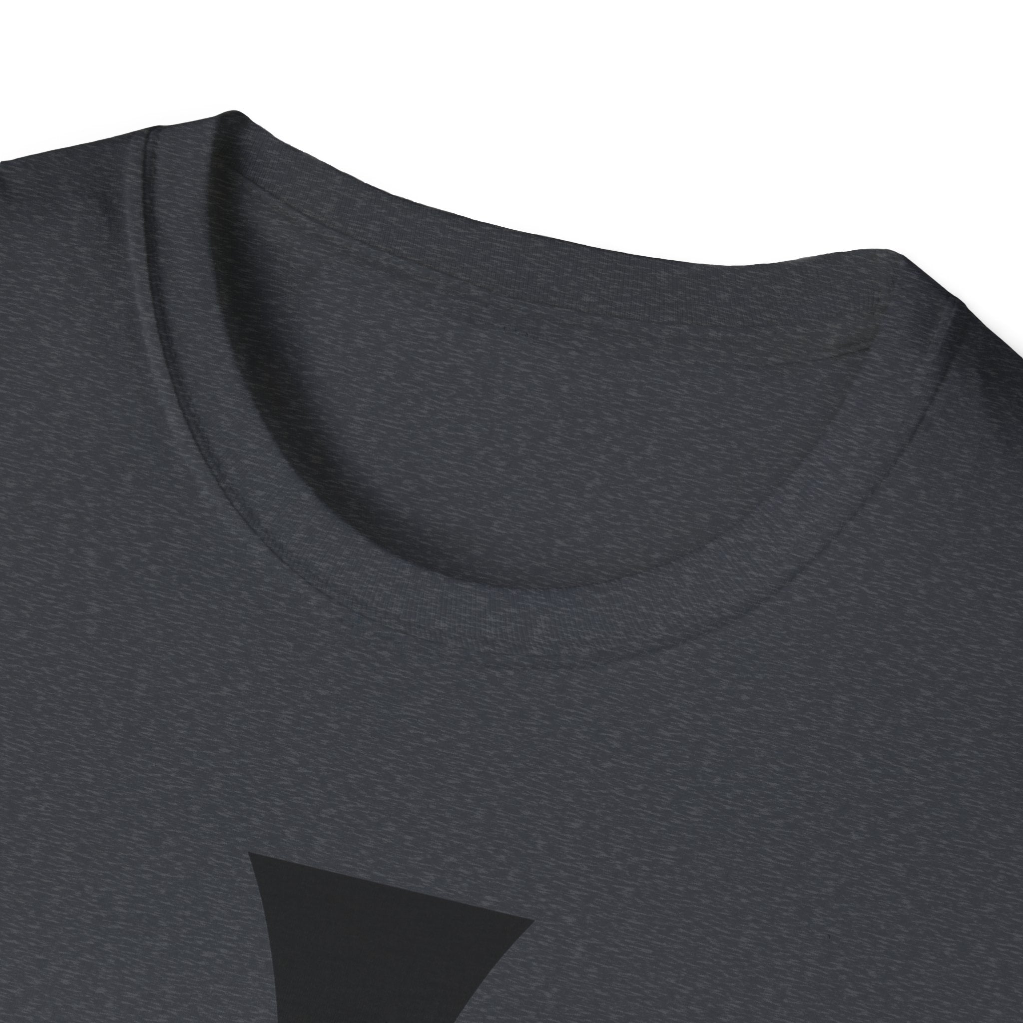 Teutonic Cross Black Design Softstyle Cotton T-Shirt