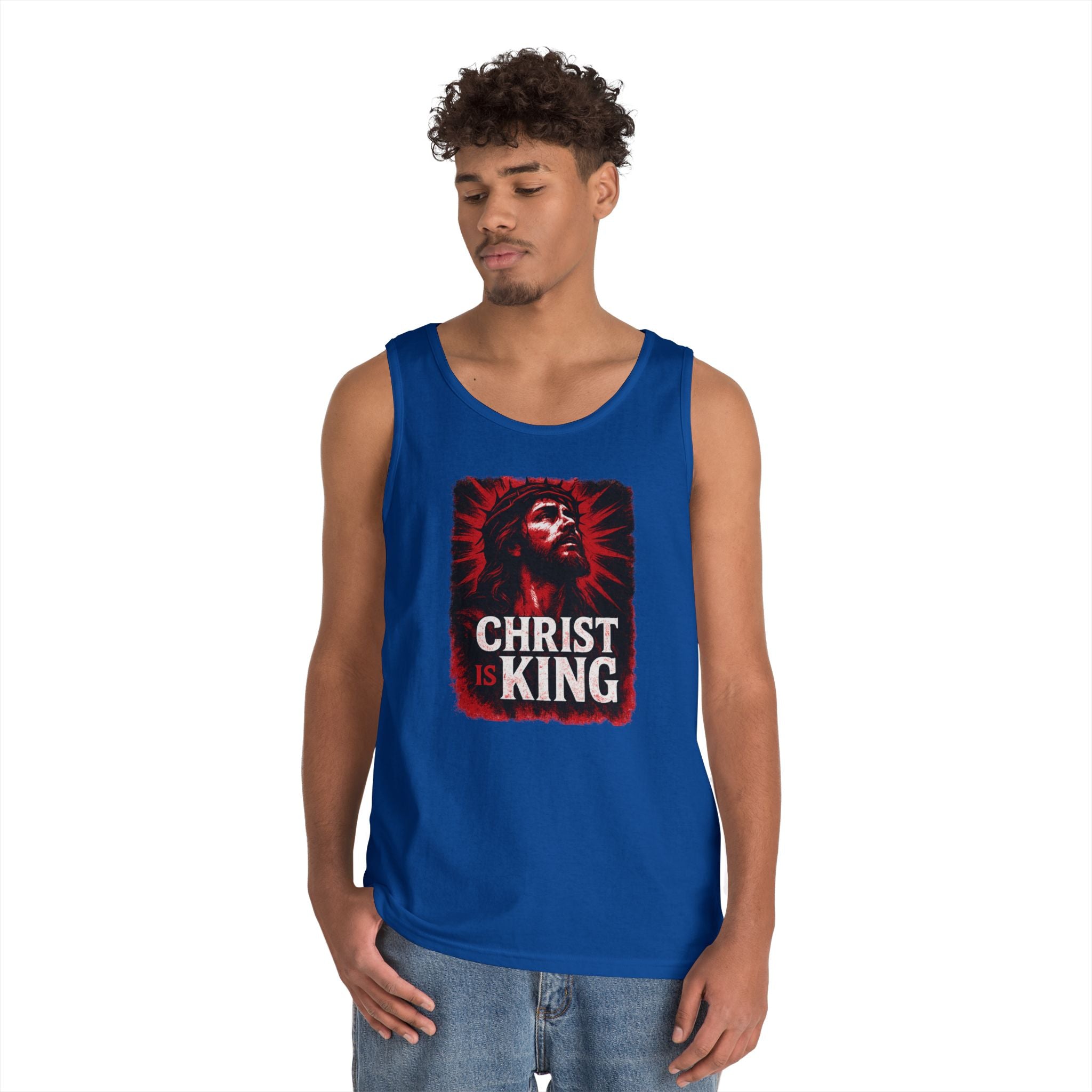 Christ is King Tank Top Alt Design