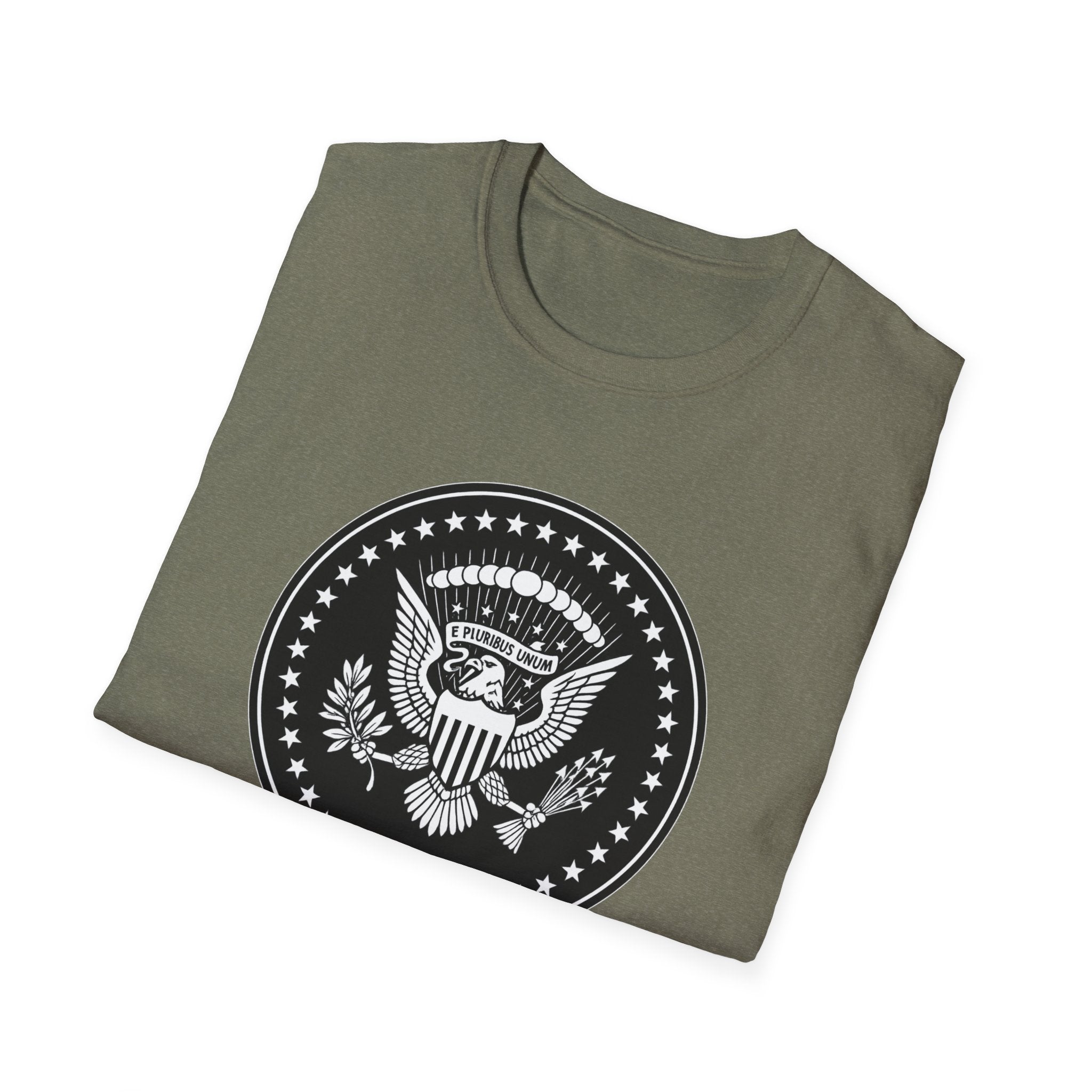American Eagle Presidential Seal Design Graphic Cotton T-Shirt