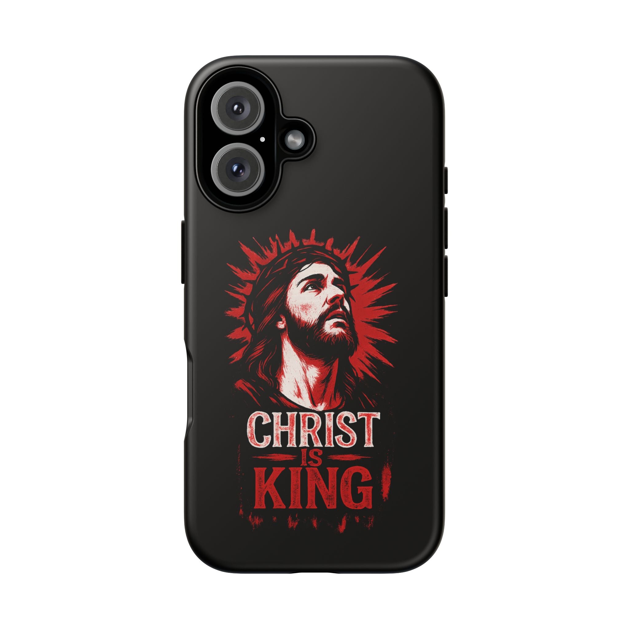 Christ is King Phone Case, Tough Phone Cover for Christian Faith
