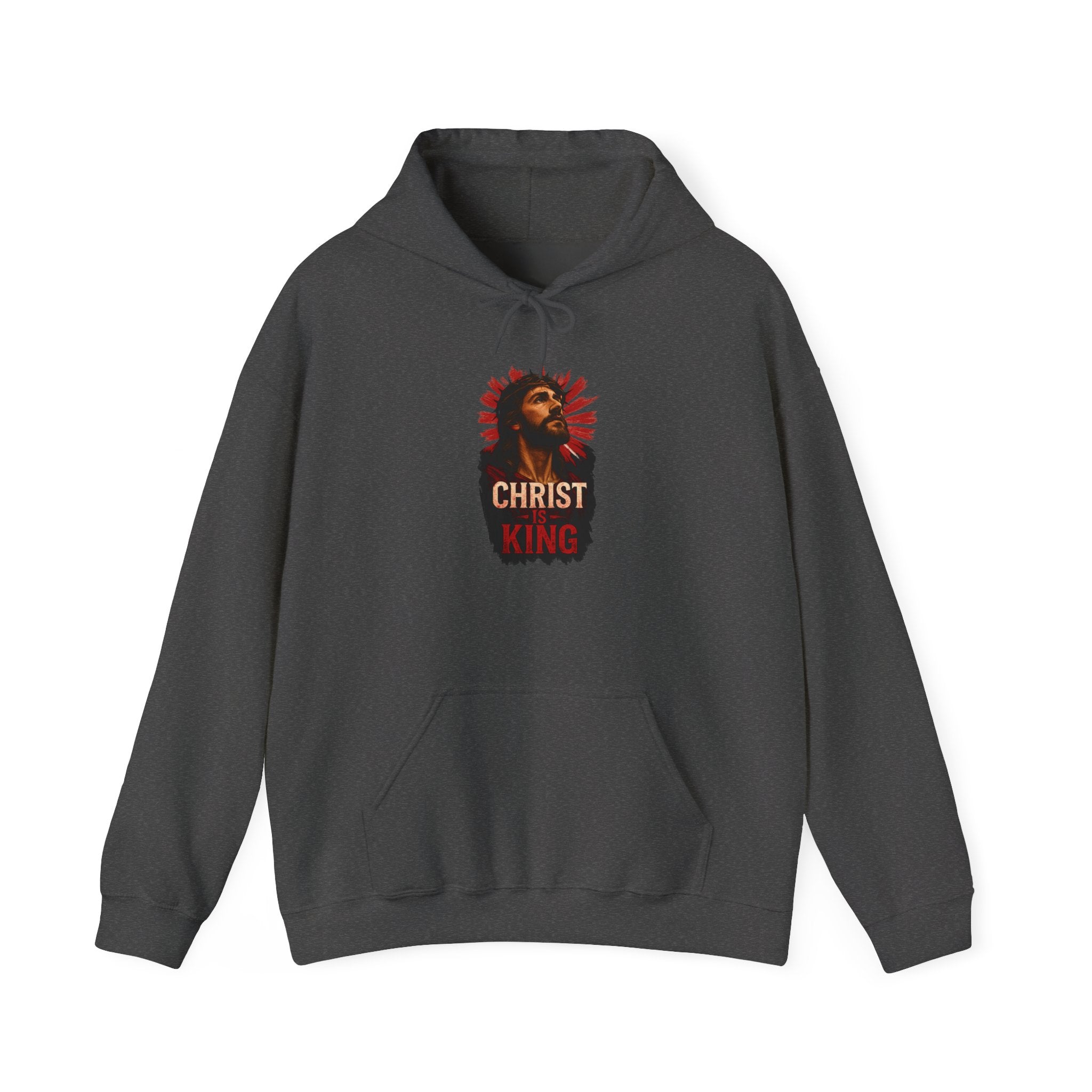 Christ Is King Unisex Hoodie, Christ Is King Hooded Sweatshirt