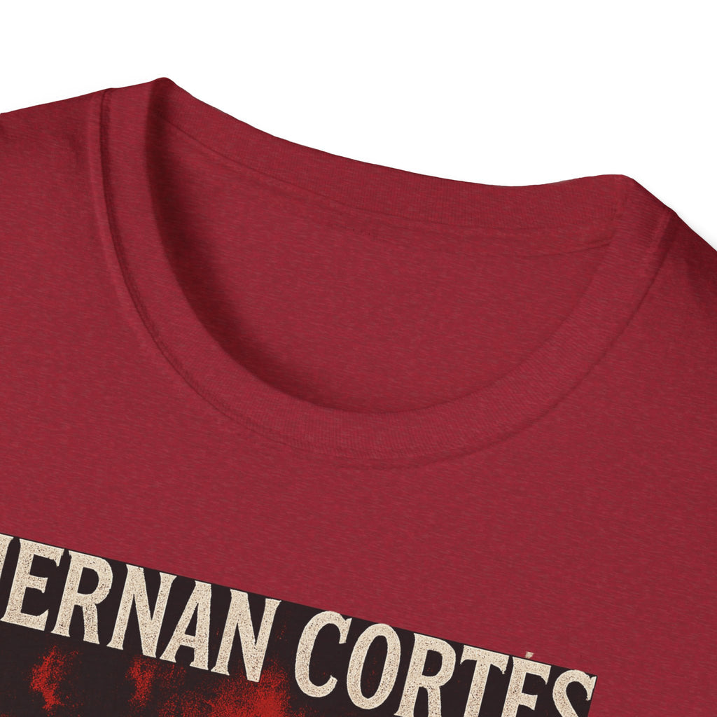Hernan Cortes 'Burn Boats' Graphic Tee, Unisex Softstyle T-Shirt